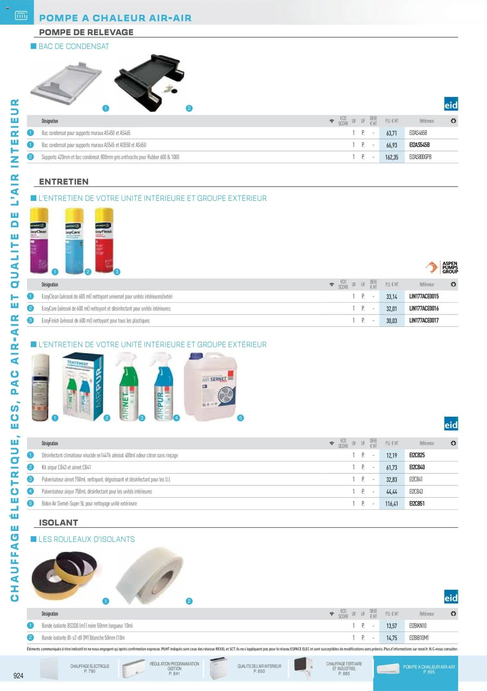 Rexel catalogue à partir du 18/11/2025 Brochure Chauffage Électrique, ECS, PAC AIR-AIR Et Qualite De L´Air Interieur