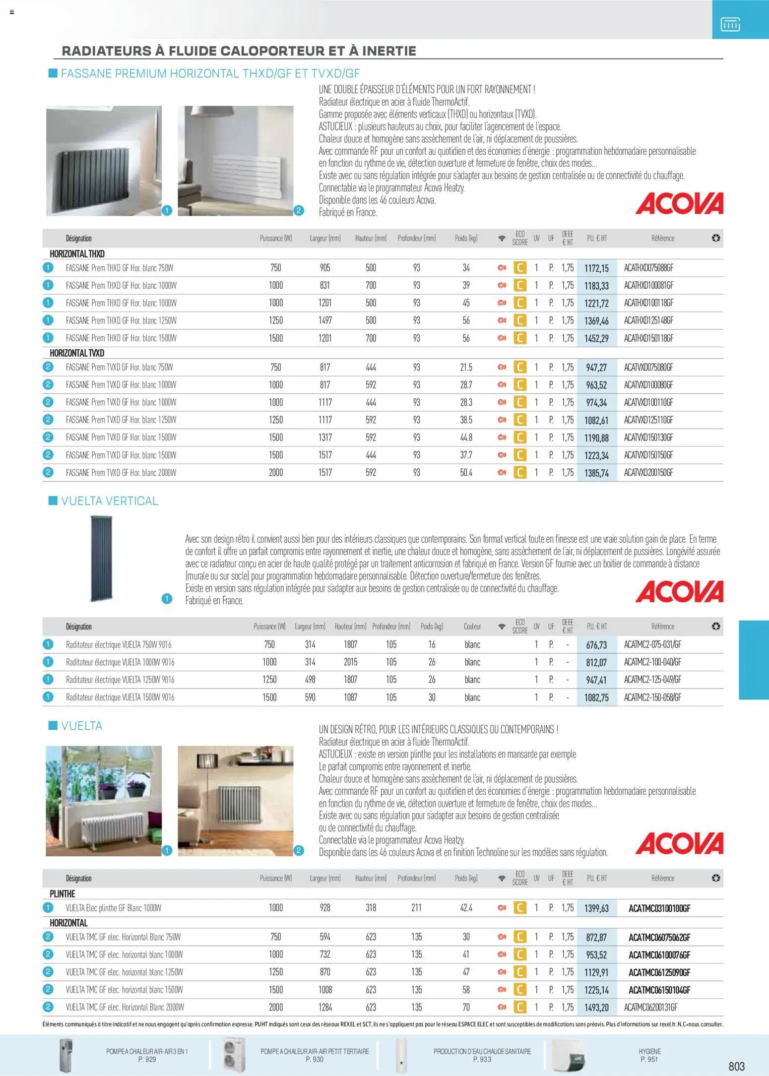 Rexel catalogue à partir du 18/11/2025 Brochure Chauffage Électrique, ECS, PAC AIR-AIR Et Qualite De L´Air Interieur