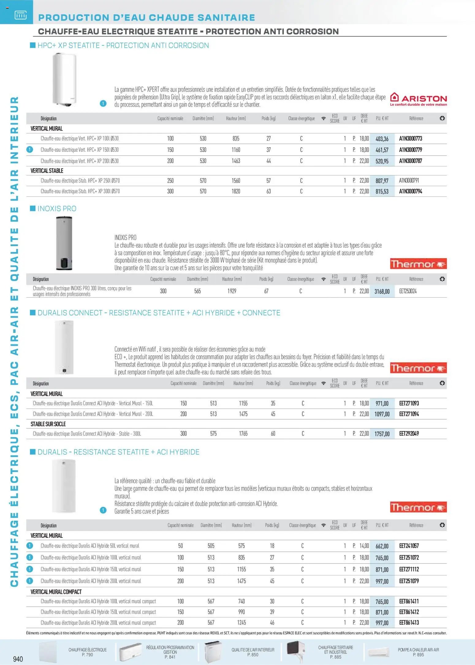 Rexel catalogue à partir du 18/11/2025 Brochure Chauffage Électrique, ECS, PAC AIR-AIR Et Qualite De L´Air Interieur