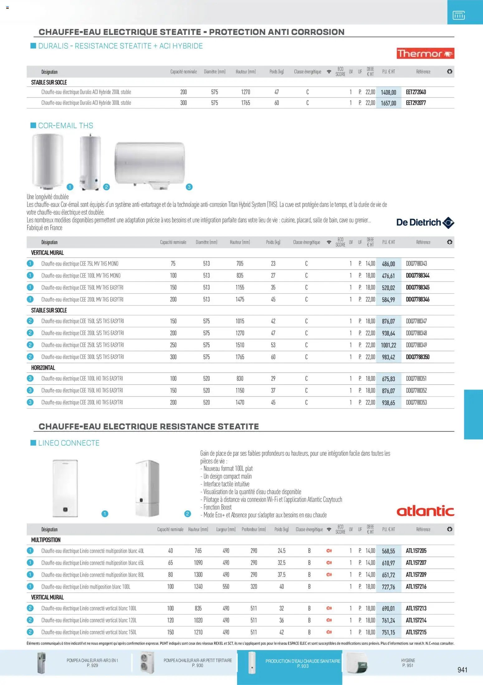 Rexel catalogue à partir du 18/11/2025 Brochure Chauffage Électrique, ECS, PAC AIR-AIR Et Qualite De L´Air Interieur