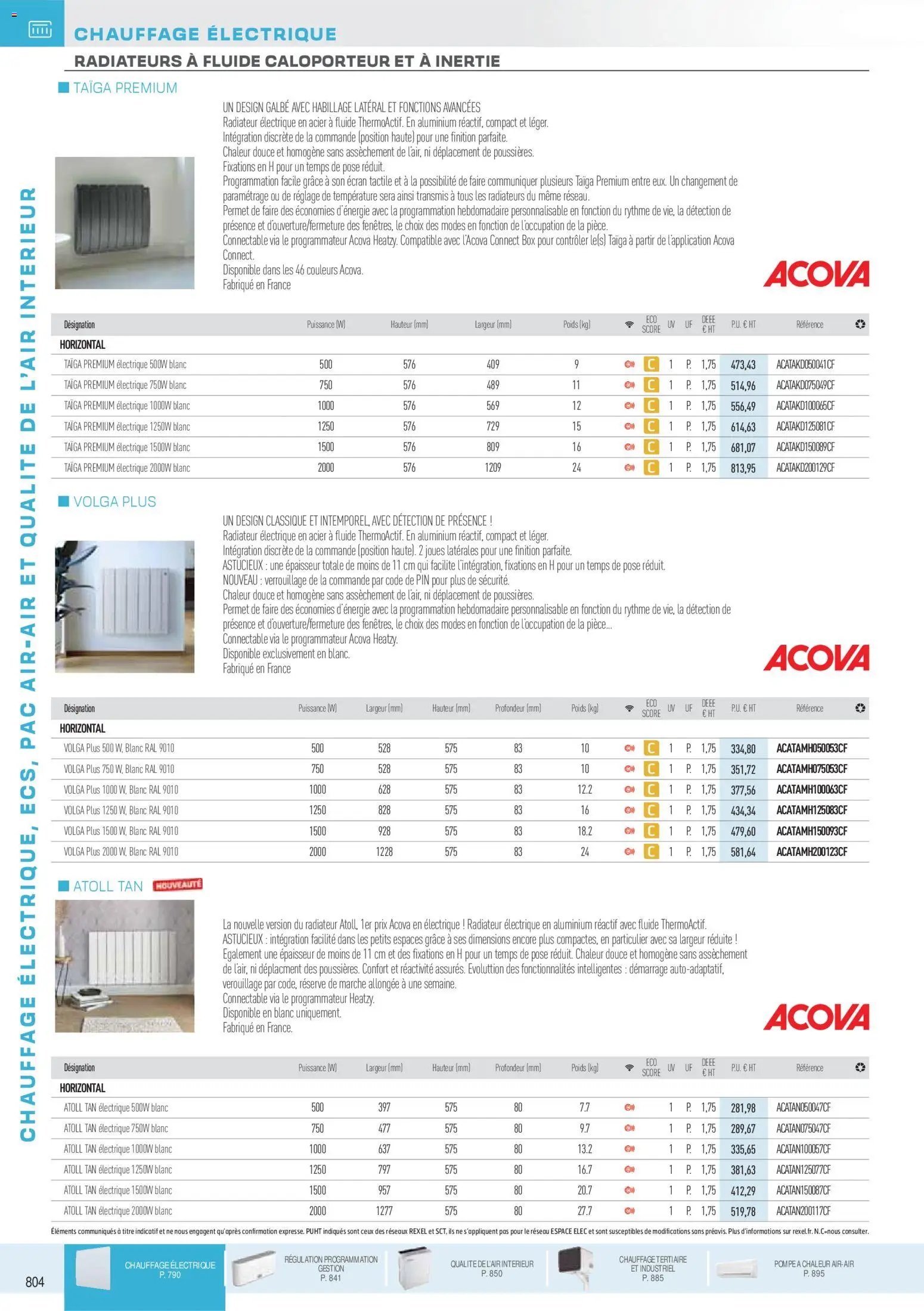Rexel catalogue à partir du 18/11/2025 Brochure Chauffage Électrique, ECS, PAC AIR-AIR Et Qualite De L´Air Interieur