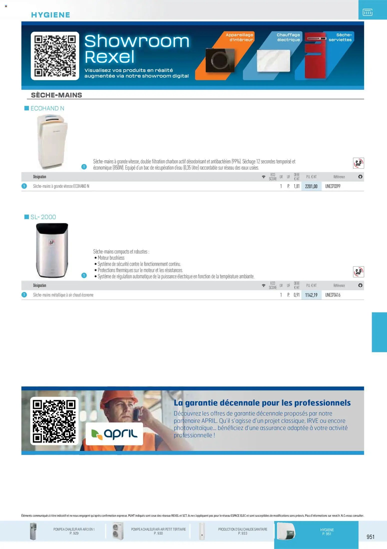 Rexel catalogue à partir du 18/11/2025 Brochure Chauffage Électrique, ECS, PAC AIR-AIR Et Qualite De L´Air Interieur