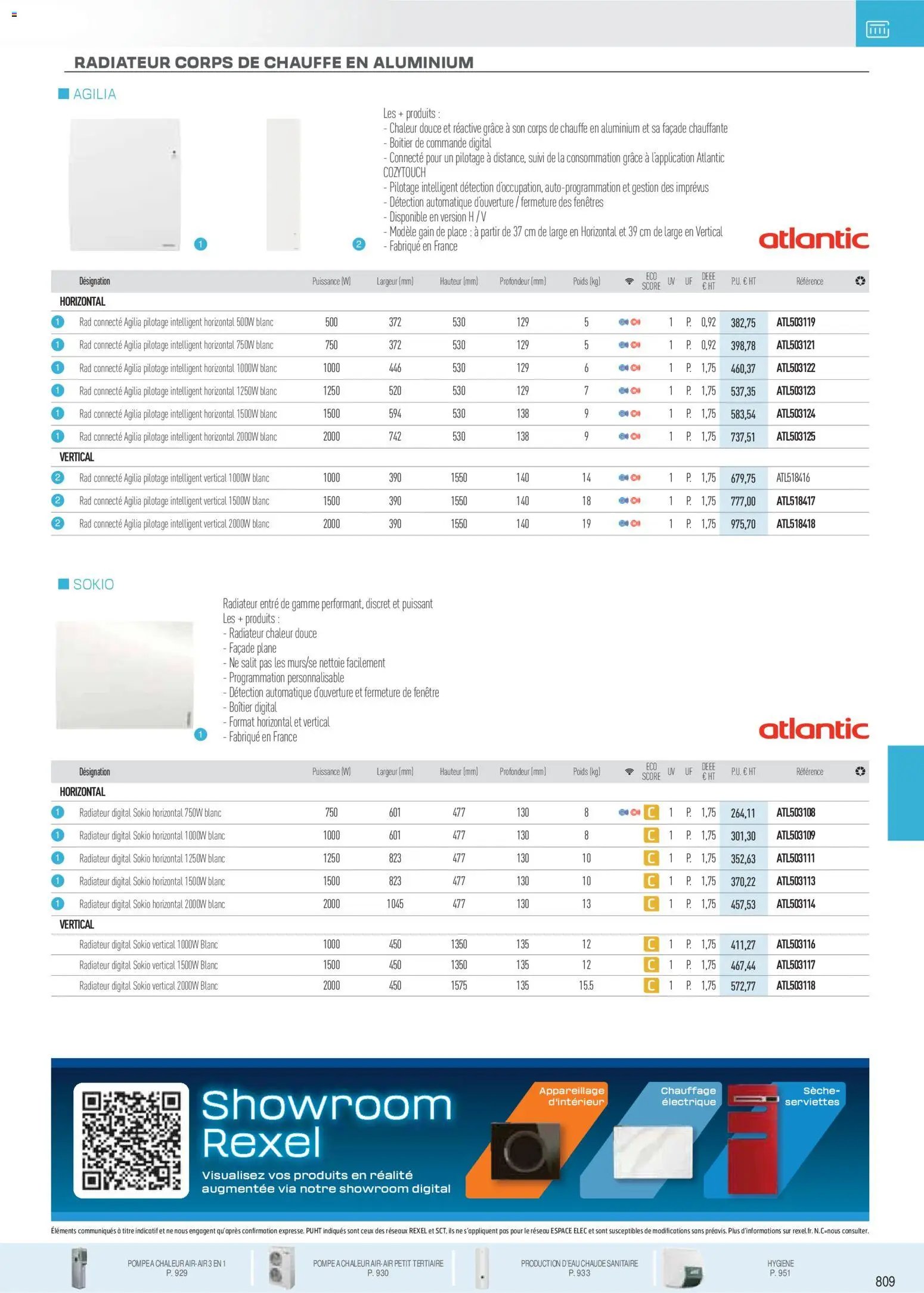 Rexel catalogue à partir du 18/11/2025 Brochure Chauffage Électrique, ECS, PAC AIR-AIR Et Qualite De L´Air Interieur