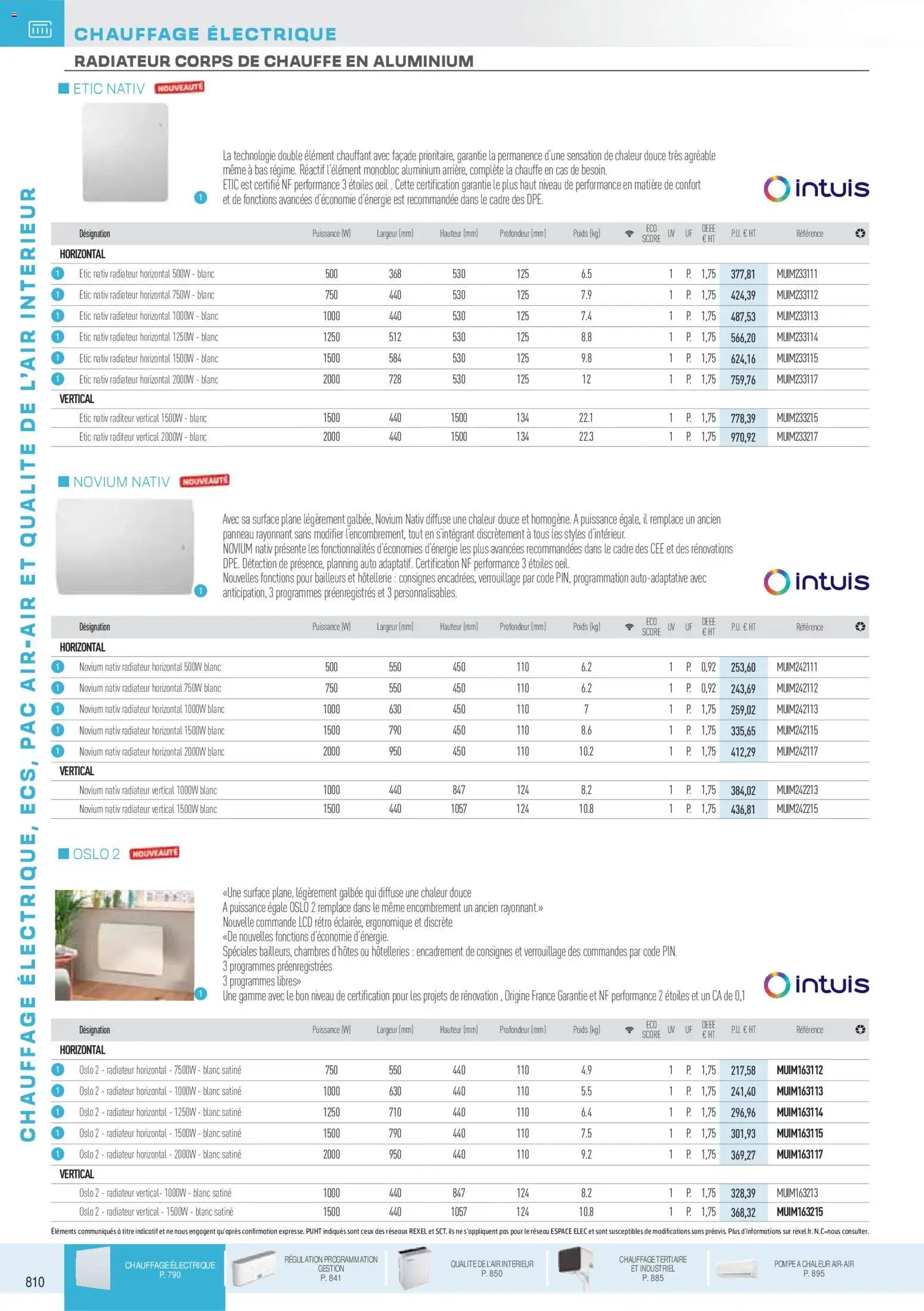 Rexel catalogue à partir du 18/11/2025 Brochure Chauffage Électrique, ECS, PAC AIR-AIR Et Qualite De L´Air Interieur