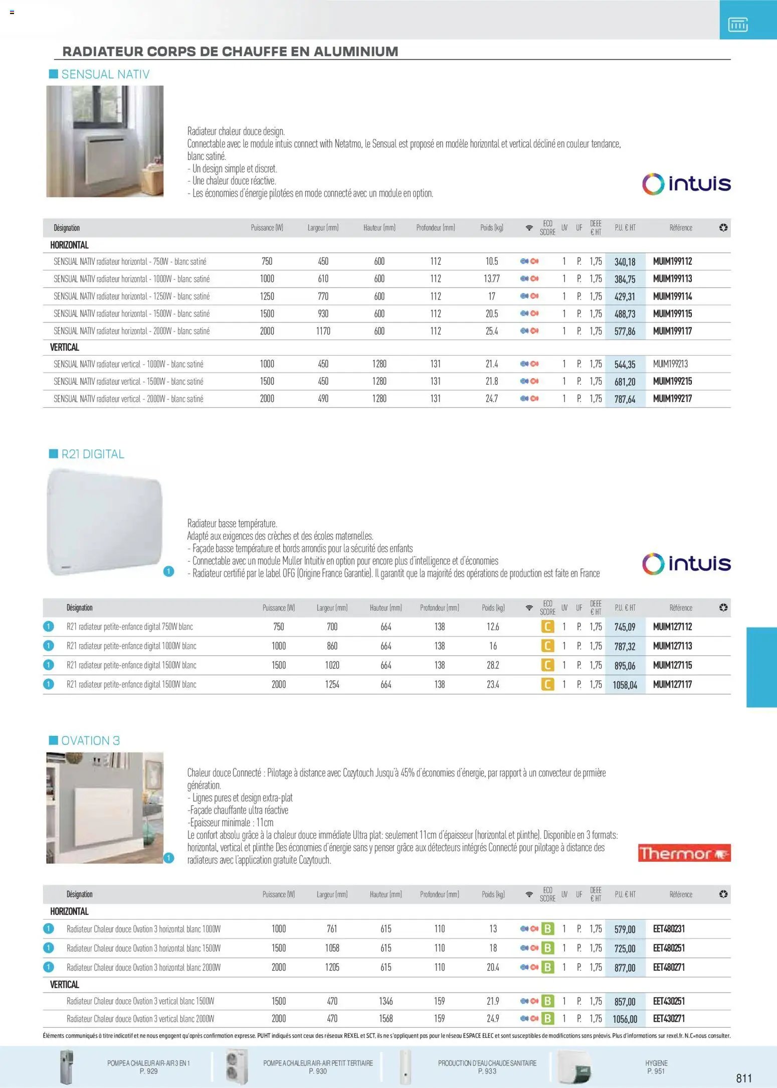 Rexel catalogue à partir du 18/11/2025 Brochure Chauffage Électrique, ECS, PAC AIR-AIR Et Qualite De L´Air Interieur
