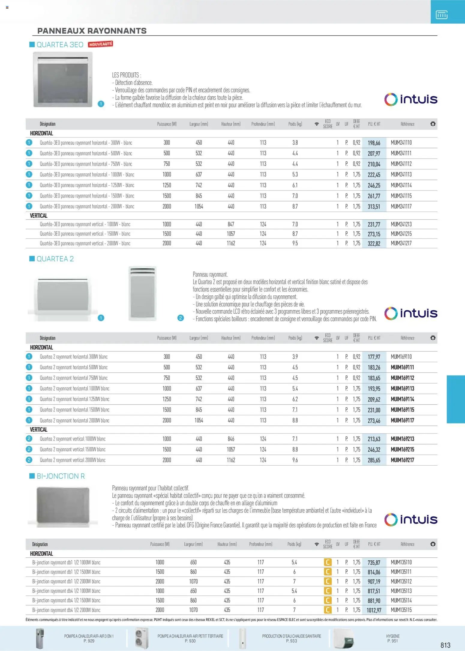 Rexel catalogue à partir du 18/11/2025 Brochure Chauffage Électrique, ECS, PAC AIR-AIR Et Qualite De L´Air Interieur