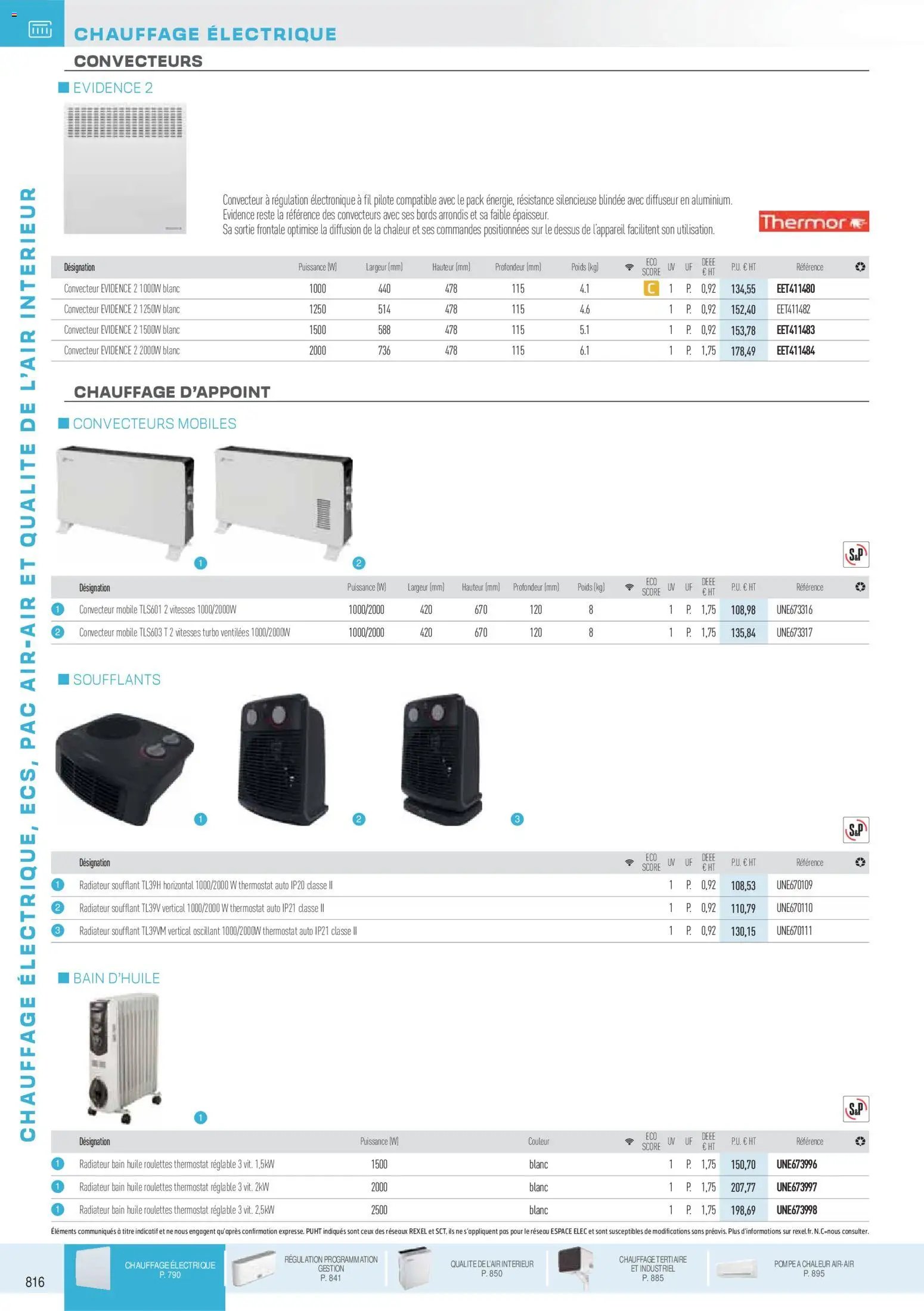 Rexel catalogue à partir du 18/11/2025 Brochure Chauffage Électrique, ECS, PAC AIR-AIR Et Qualite De L´Air Interieur