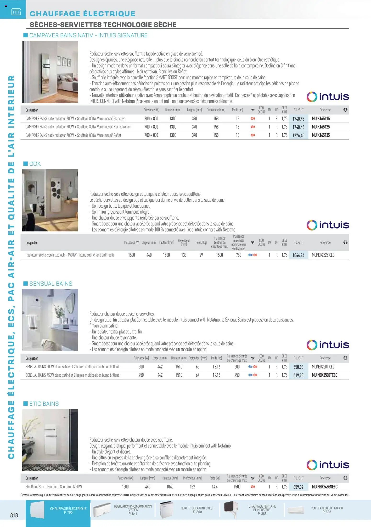 Rexel catalogue à partir du 18/11/2025 Brochure Chauffage Électrique, ECS, PAC AIR-AIR Et Qualite De L´Air Interieur