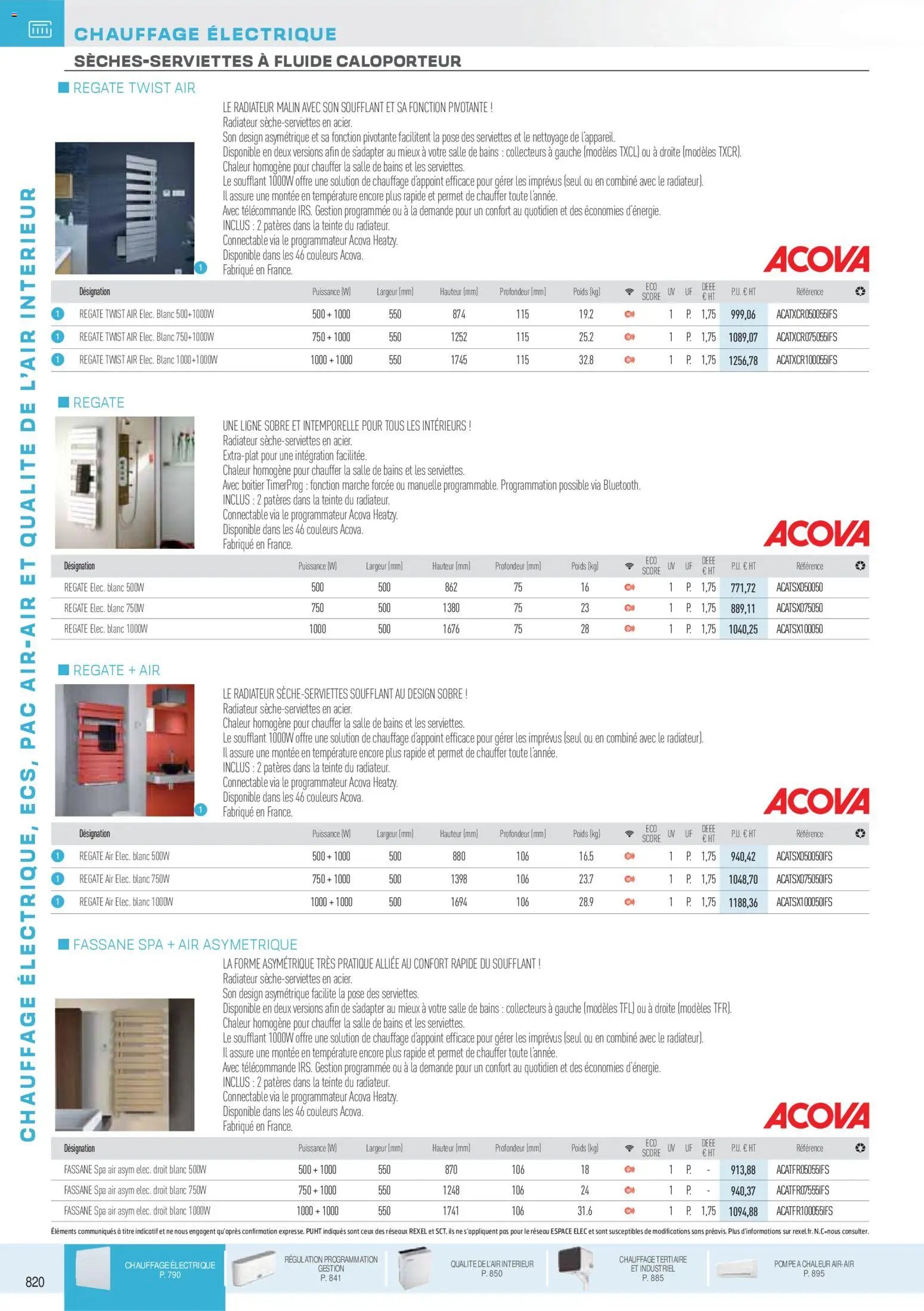 Rexel catalogue à partir du 18/11/2025 Brochure Chauffage Électrique, ECS, PAC AIR-AIR Et Qualite De L´Air Interieur
