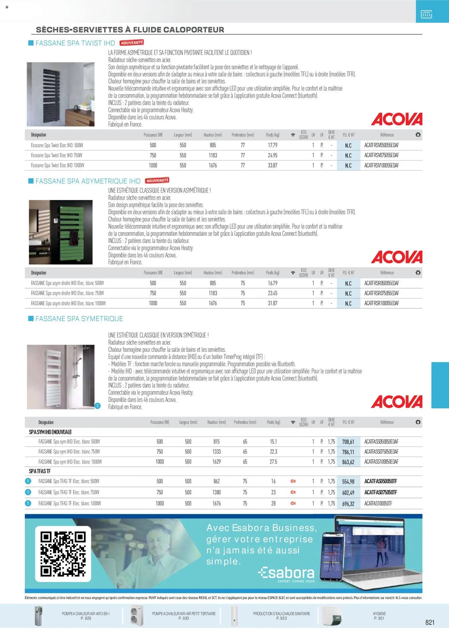 Rexel catalogue à partir du 18/11/2025 Brochure Chauffage Électrique, ECS, PAC AIR-AIR Et Qualite De L´Air Interieur