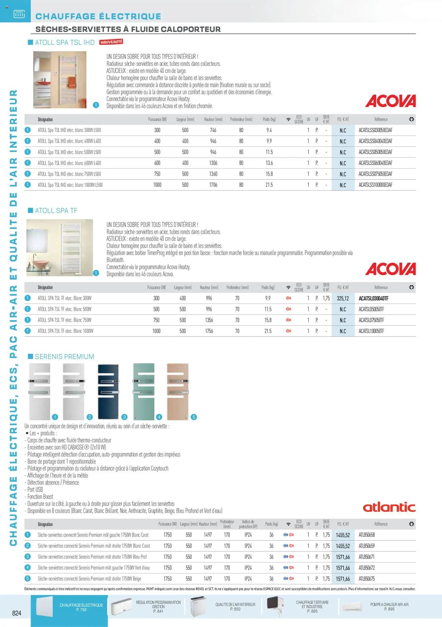Rexel catalogue à partir du 18/11/2025 Brochure Chauffage Électrique, ECS, PAC AIR-AIR Et Qualite De L´Air Interieur