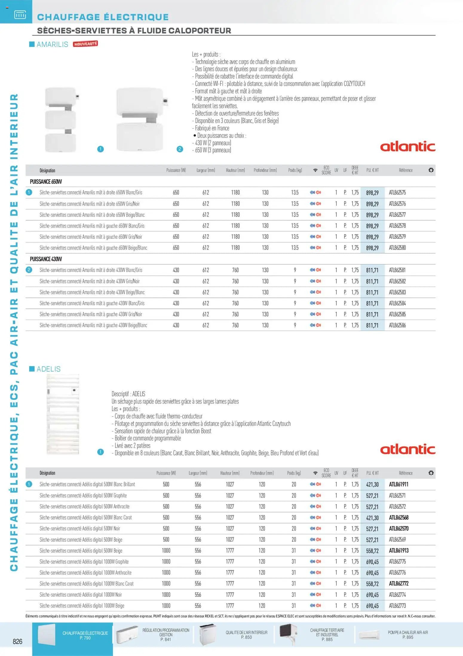 Rexel catalogue à partir du 18/11/2025 Brochure Chauffage Électrique, ECS, PAC AIR-AIR Et Qualite De L´Air Interieur