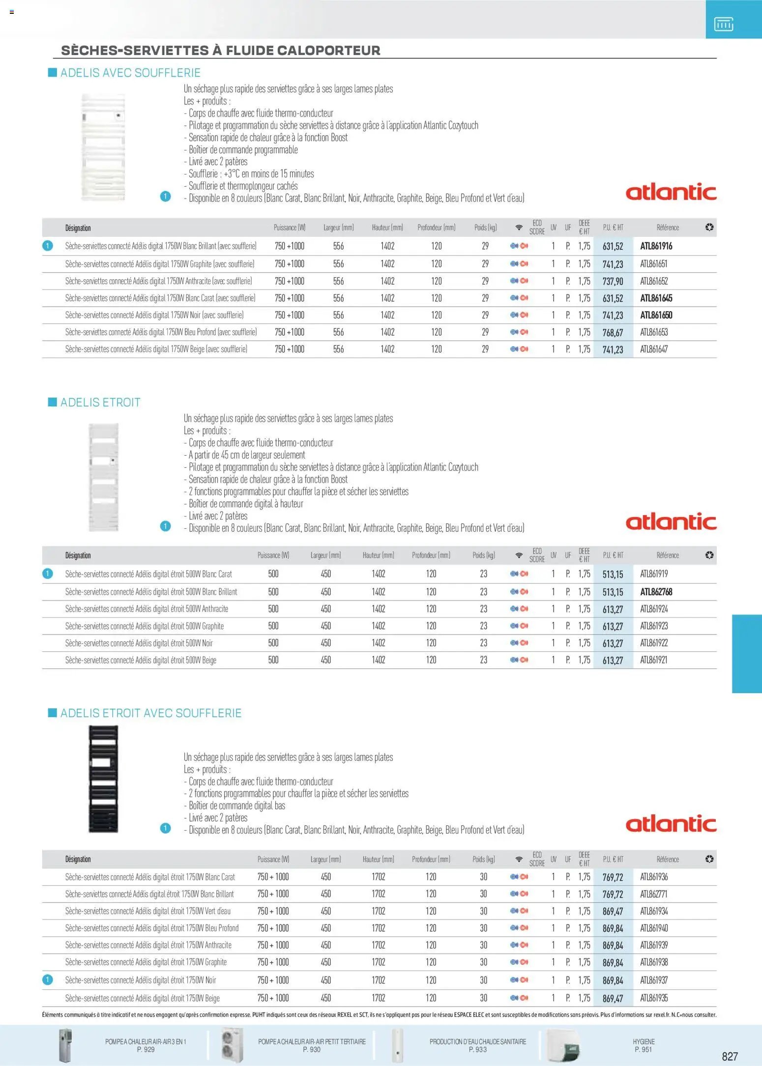 Rexel catalogue à partir du 18/11/2025 Brochure Chauffage Électrique, ECS, PAC AIR-AIR Et Qualite De L´Air Interieur
