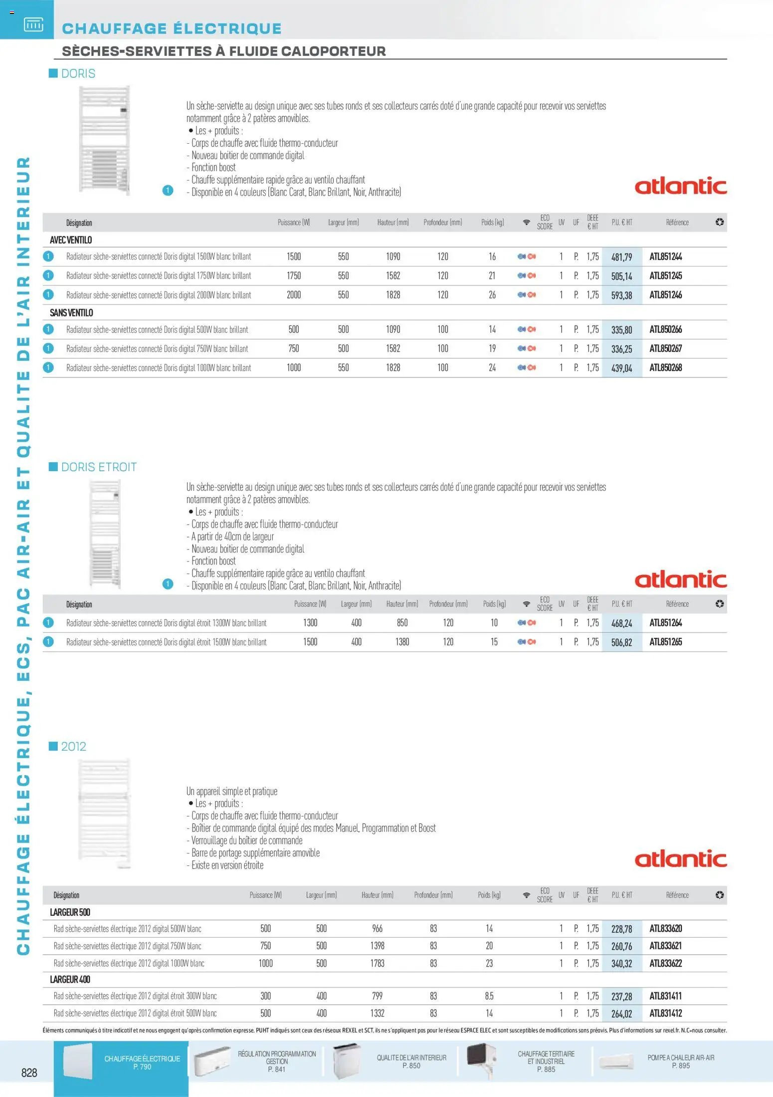 Rexel catalogue à partir du 18/11/2025 Brochure Chauffage Électrique, ECS, PAC AIR-AIR Et Qualite De L´Air Interieur