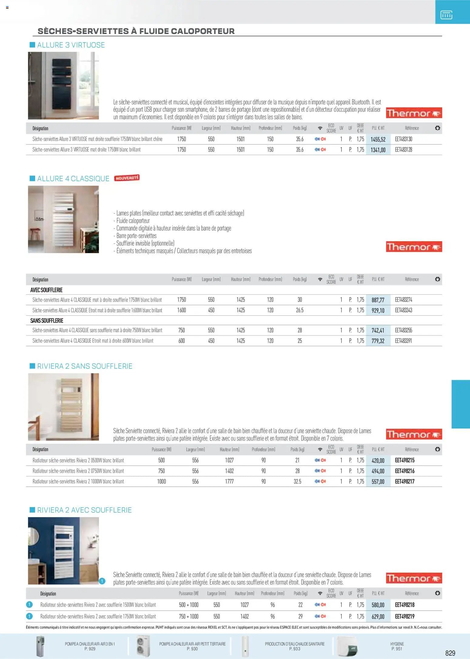 Rexel catalogue à partir du 18/11/2025 Brochure Chauffage Électrique, ECS, PAC AIR-AIR Et Qualite De L´Air Interieur