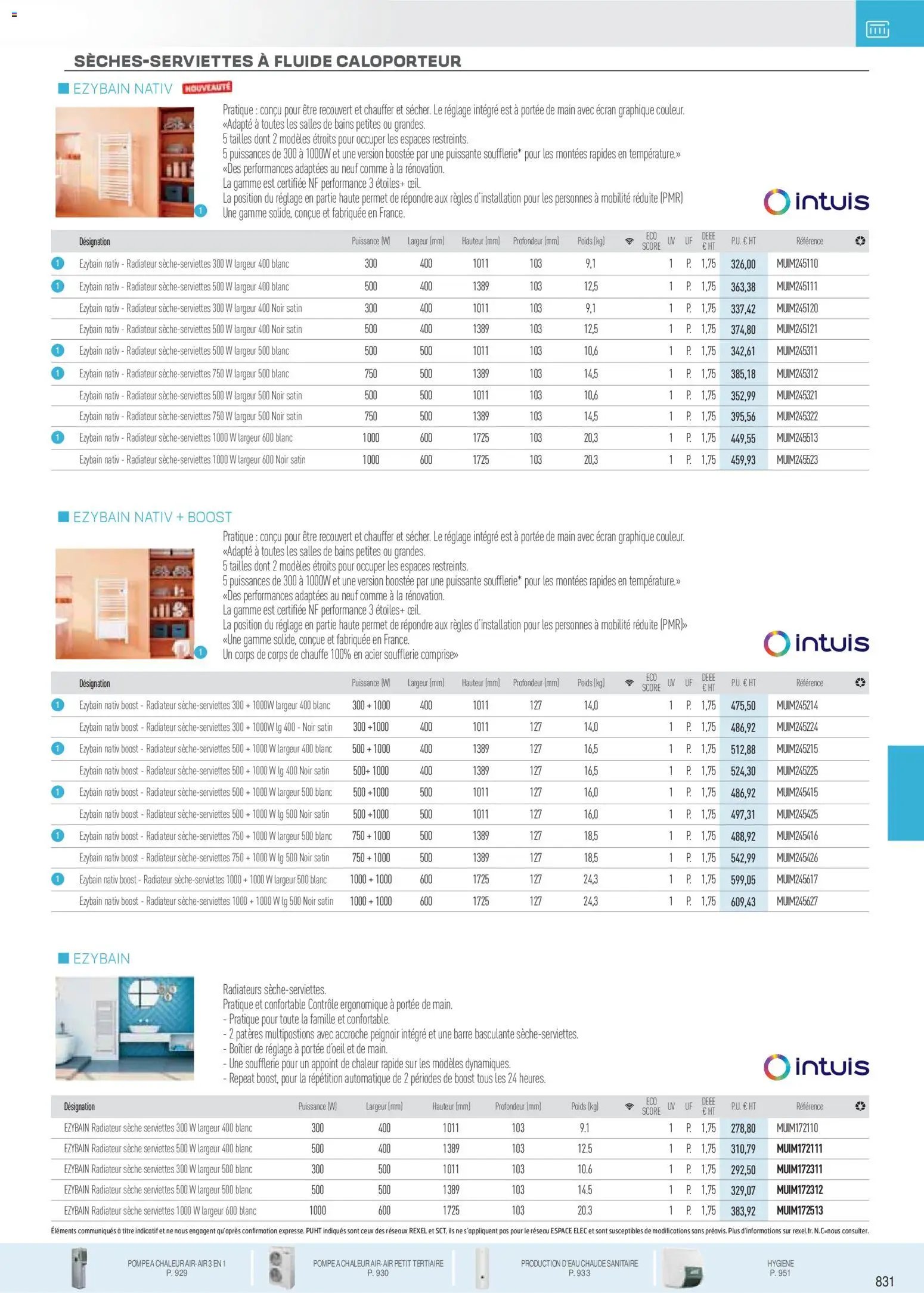 Rexel catalogue à partir du 18/11/2025 Brochure Chauffage Électrique, ECS, PAC AIR-AIR Et Qualite De L´Air Interieur