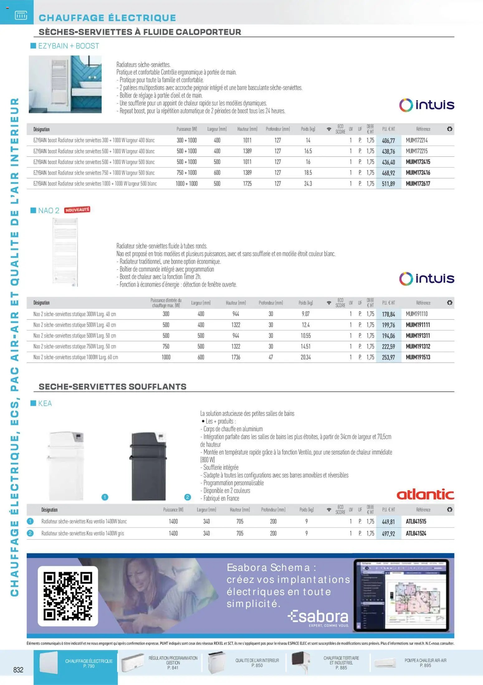 Rexel catalogue à partir du 18/11/2025 Brochure Chauffage Électrique, ECS, PAC AIR-AIR Et Qualite De L´Air Interieur