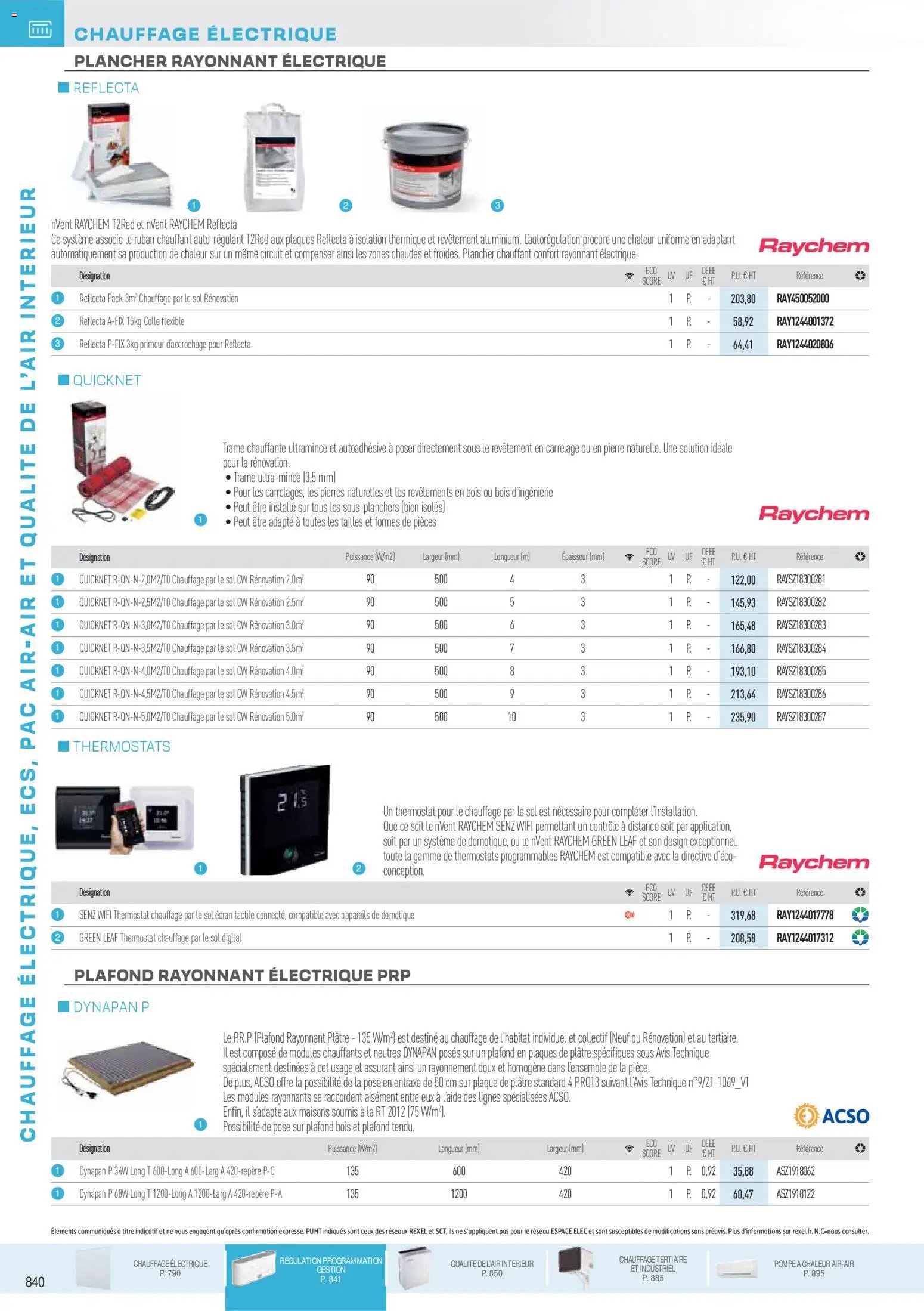 Rexel catalogue à partir du 18/11/2025 Brochure Chauffage Électrique, ECS, PAC AIR-AIR Et Qualite De L´Air Interieur