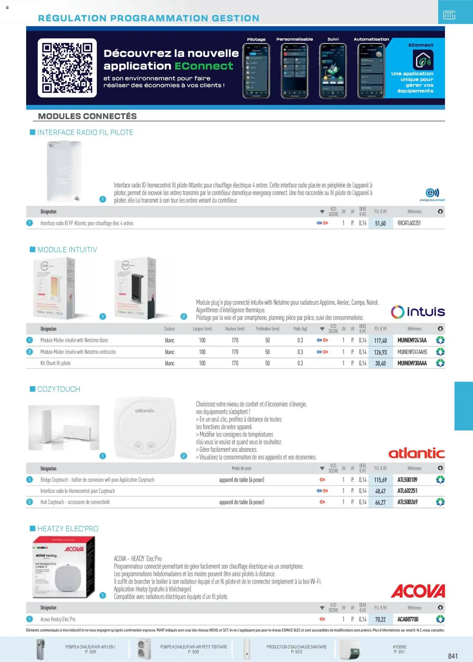 Rexel catalogue à partir du 18/11/2025 Brochure Chauffage Électrique, ECS, PAC AIR-AIR Et Qualite De L´Air Interieur