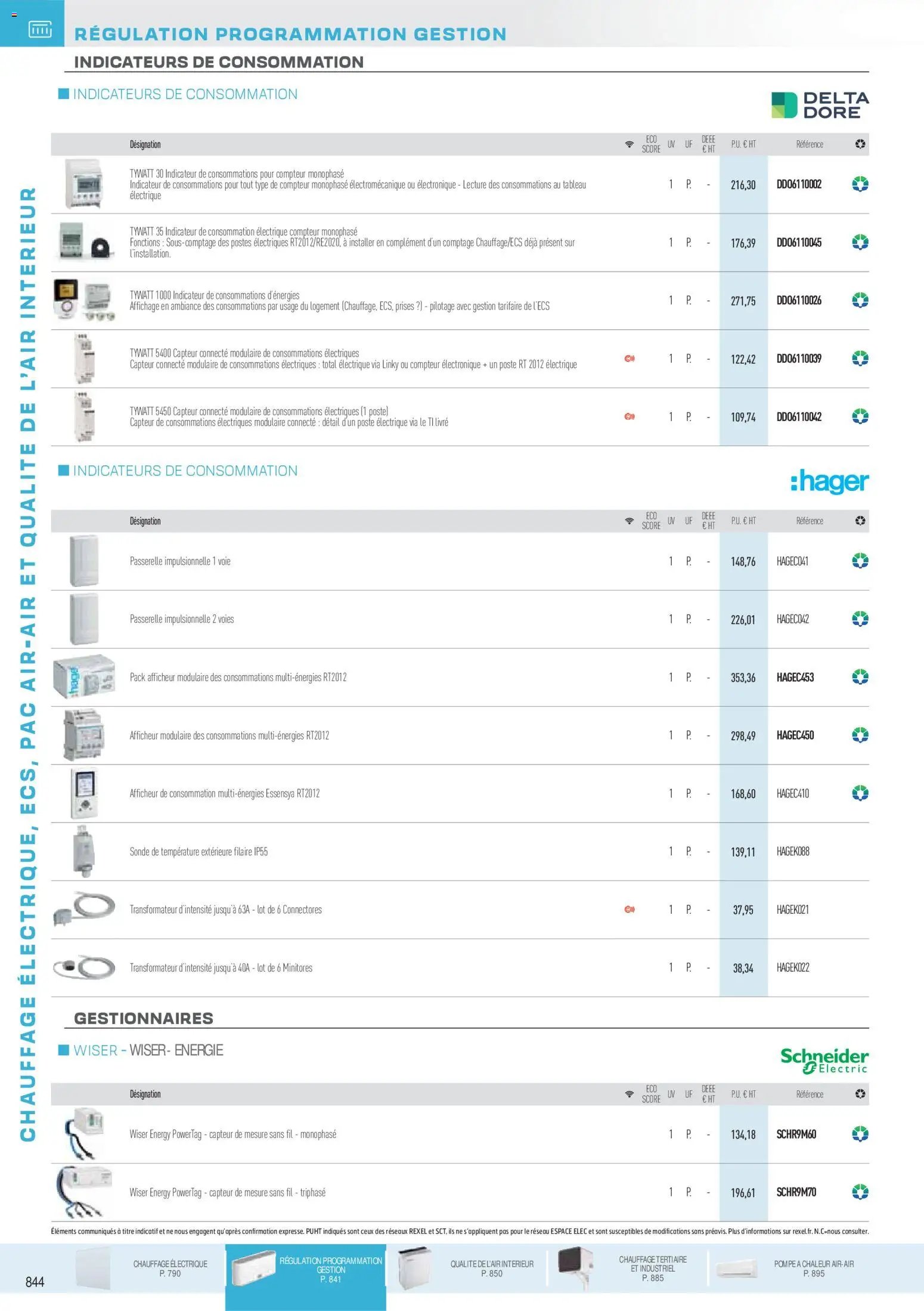 Rexel catalogue à partir du 18/11/2025 Brochure Chauffage Électrique, ECS, PAC AIR-AIR Et Qualite De L´Air Interieur
