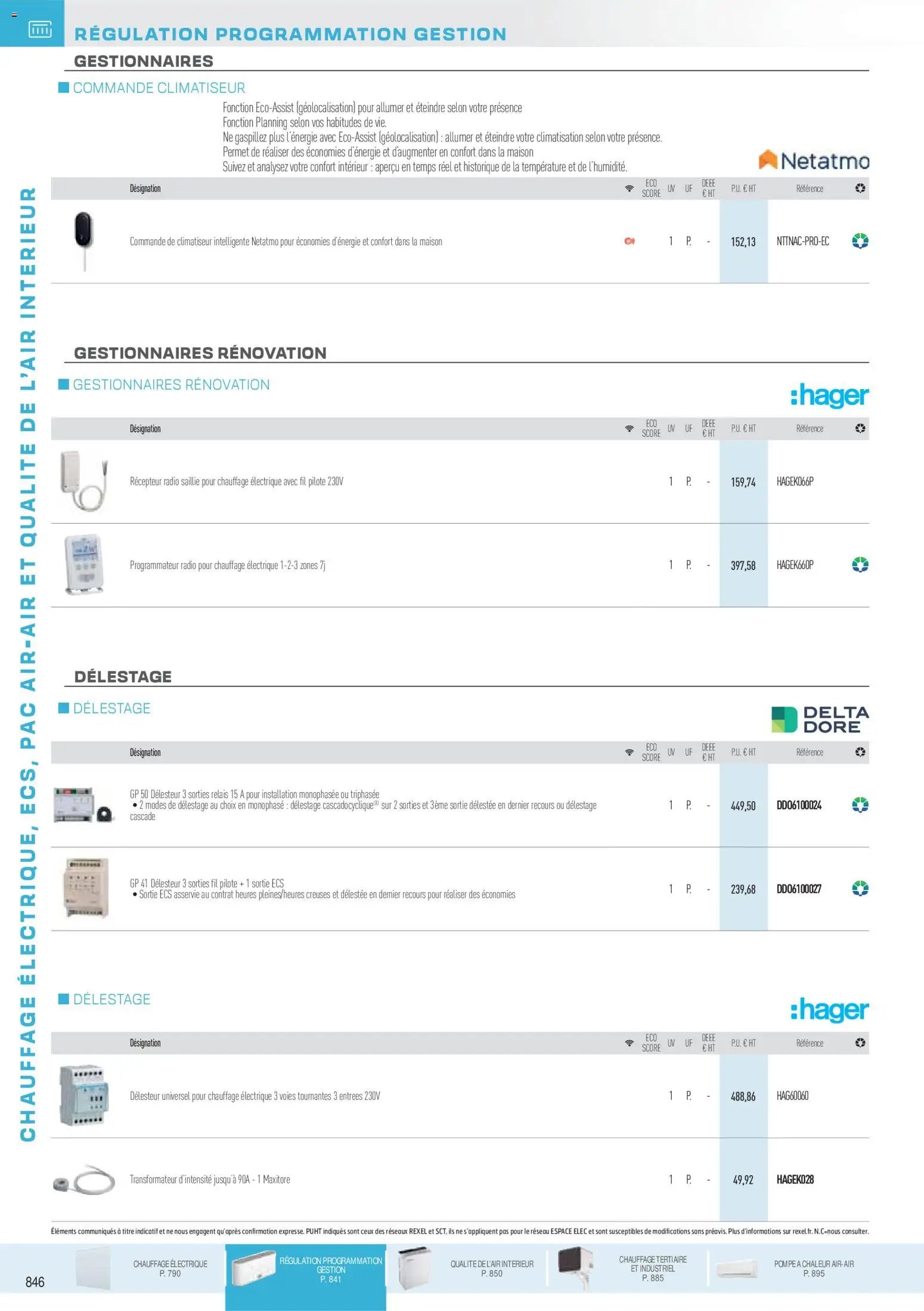 Rexel catalogue à partir du 18/11/2025 Brochure Chauffage Électrique, ECS, PAC AIR-AIR Et Qualite De L´Air Interieur