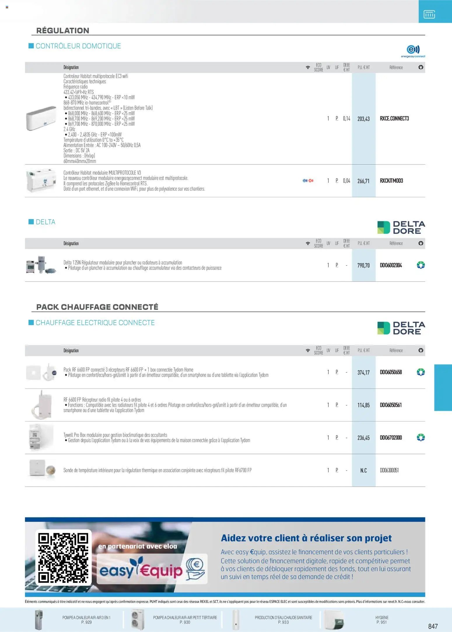 Rexel catalogue à partir du 18/11/2025 Brochure Chauffage Électrique, ECS, PAC AIR-AIR Et Qualite De L´Air Interieur