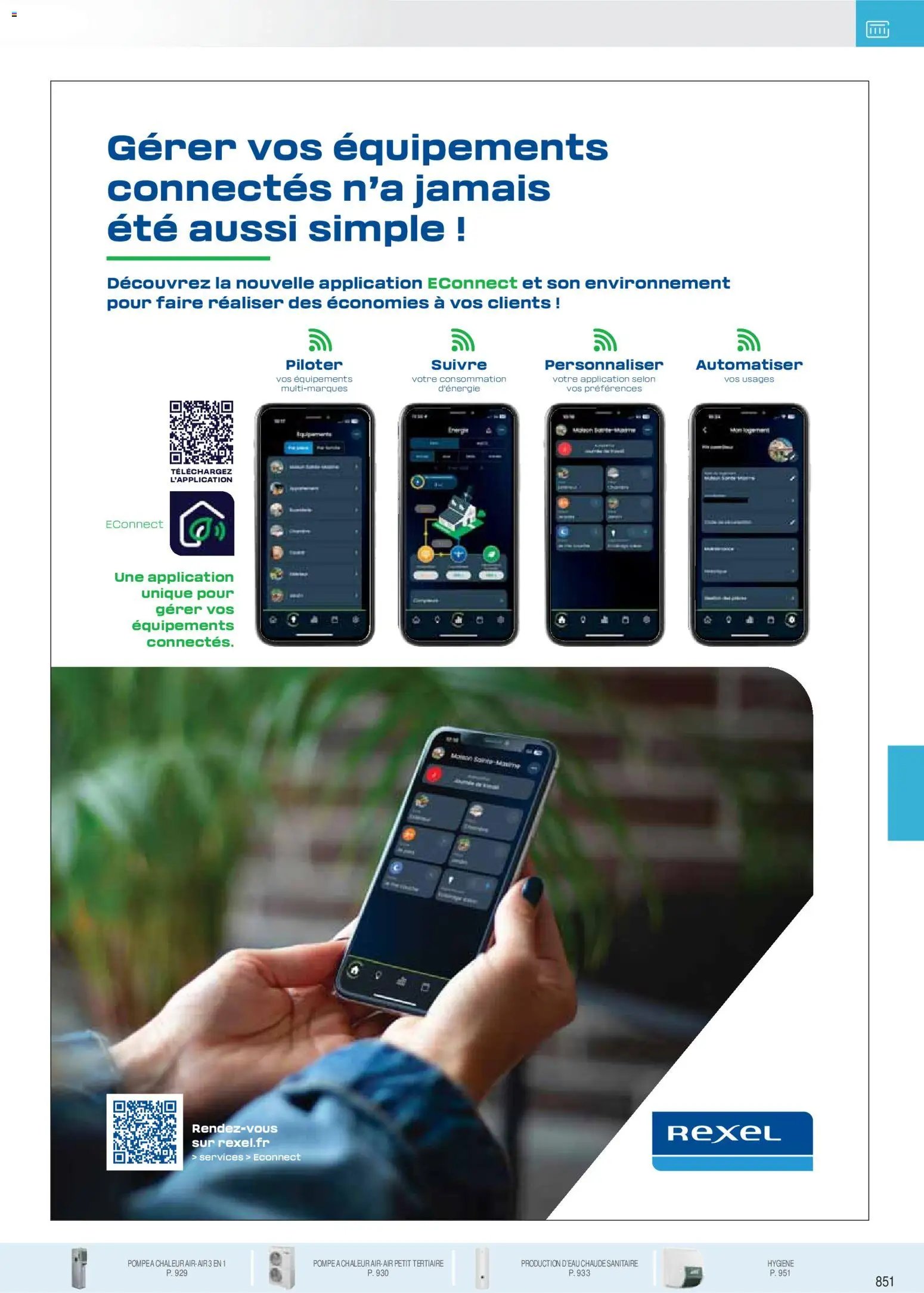 Rexel catalogue à partir du 18/11/2025 Brochure Chauffage Électrique, ECS, PAC AIR-AIR Et Qualite De L´Air Interieur