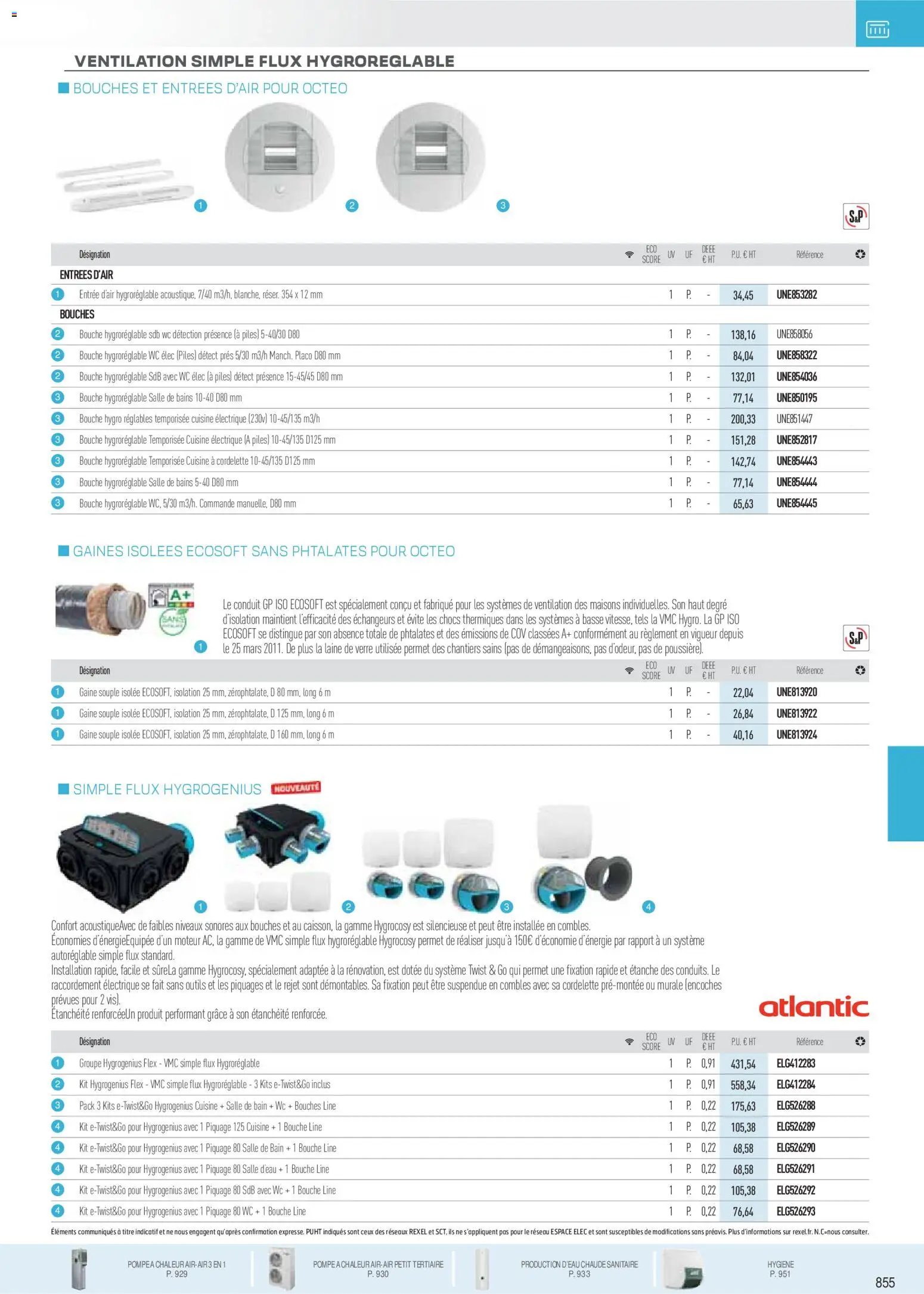 Rexel catalogue à partir du 18/11/2025 Brochure Chauffage Électrique, ECS, PAC AIR-AIR Et Qualite De L´Air Interieur