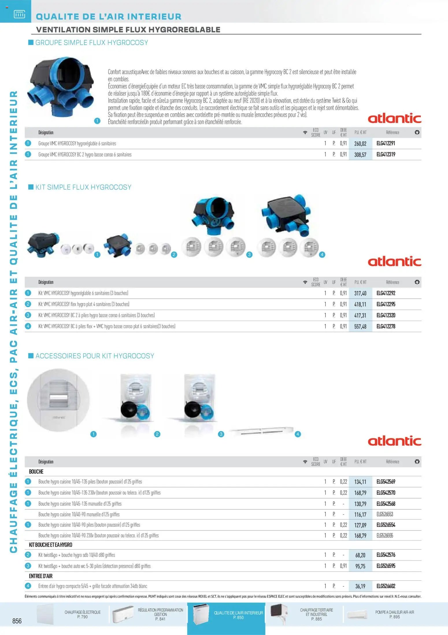 Rexel catalogue à partir du 18/11/2025 Brochure Chauffage Électrique, ECS, PAC AIR-AIR Et Qualite De L´Air Interieur