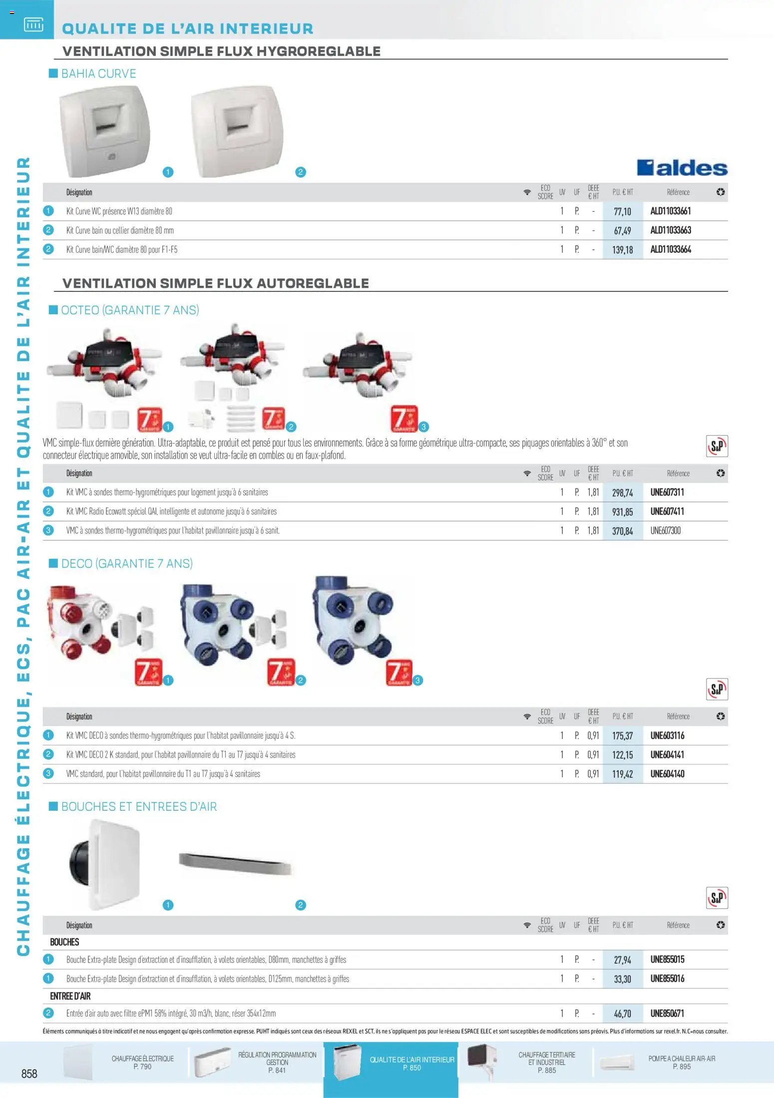 Rexel catalogue à partir du 18/11/2025 Brochure Chauffage Électrique, ECS, PAC AIR-AIR Et Qualite De L´Air Interieur