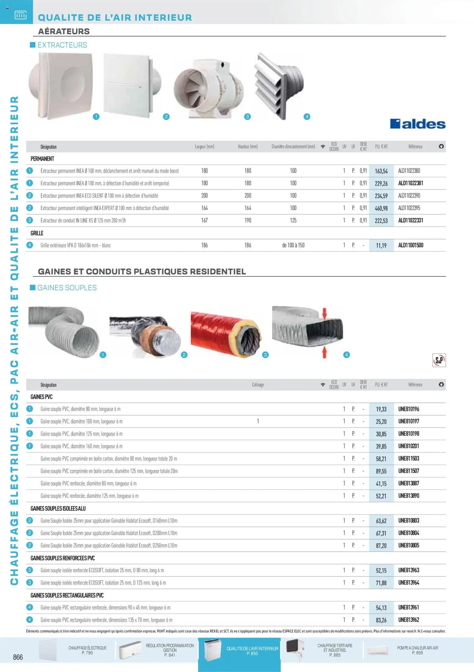Rexel catalogue à partir du 18/11/2025 Brochure Chauffage Électrique, ECS, PAC AIR-AIR Et Qualite De L´Air Interieur