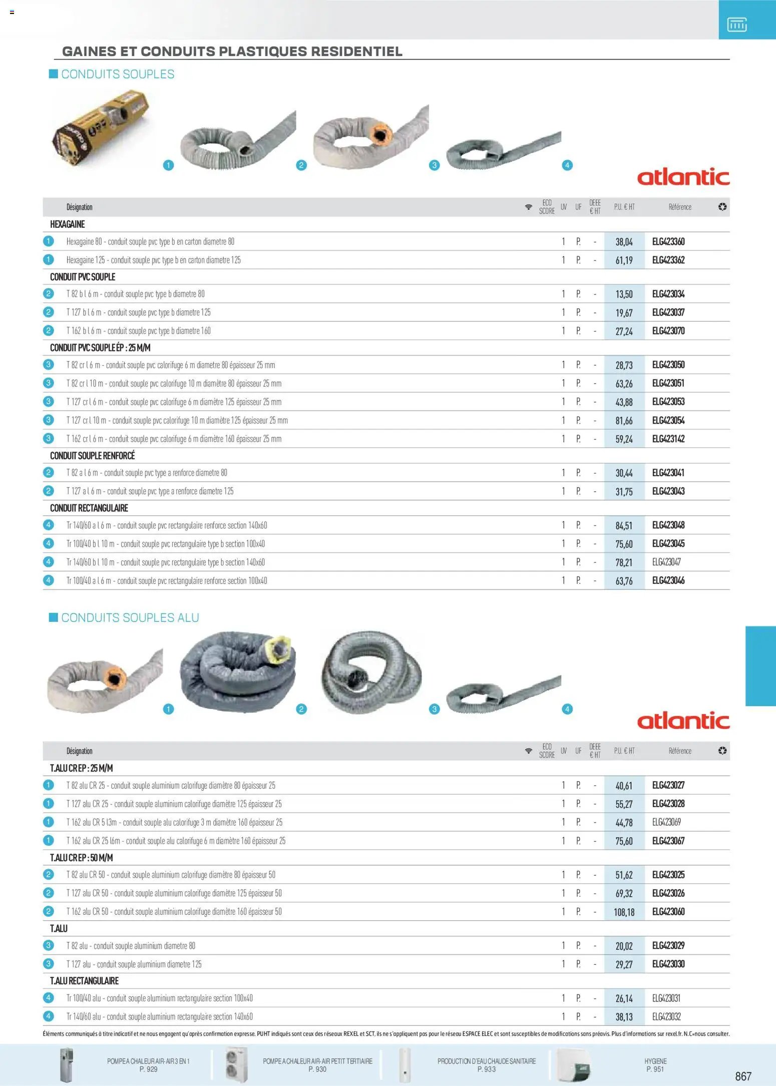 Rexel catalogue à partir du 18/11/2025 Brochure Chauffage Électrique, ECS, PAC AIR-AIR Et Qualite De L´Air Interieur