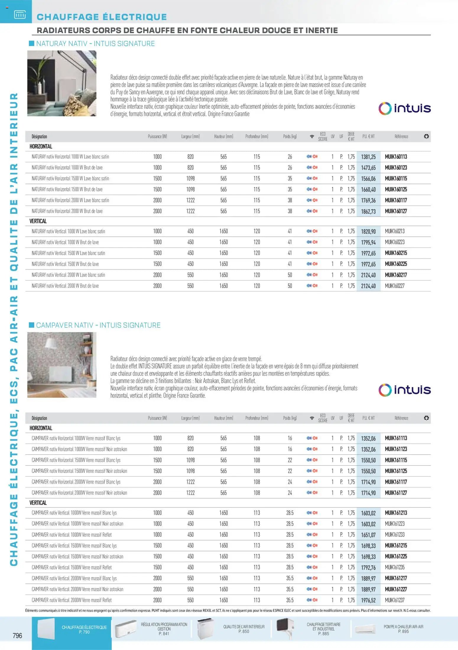 Rexel catalogue à partir du 18/11/2025 Brochure Chauffage Électrique, ECS, PAC AIR-AIR Et Qualite De L´Air Interieur