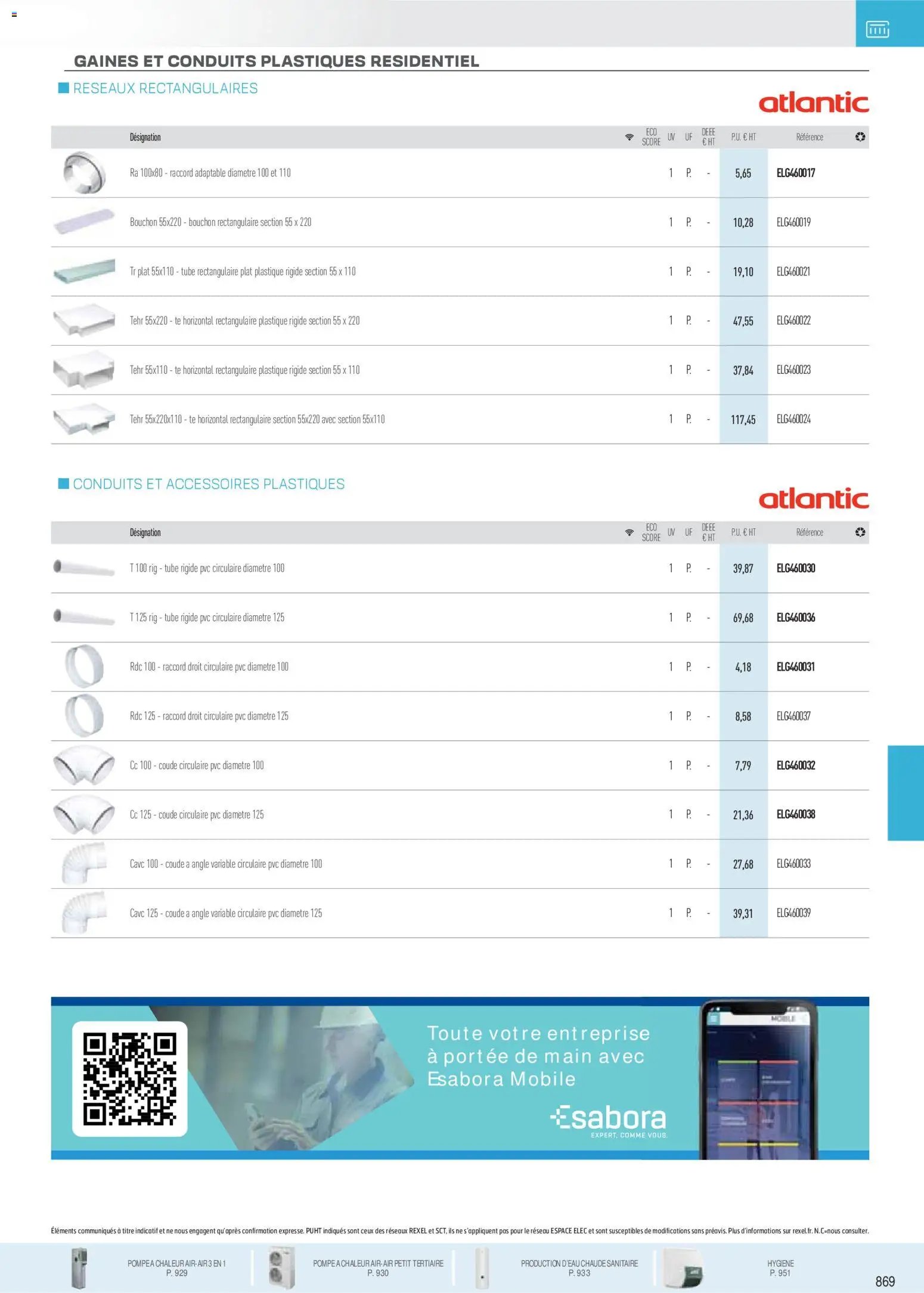 Rexel catalogue à partir du 18/11/2025 Brochure Chauffage Électrique, ECS, PAC AIR-AIR Et Qualite De L´Air Interieur