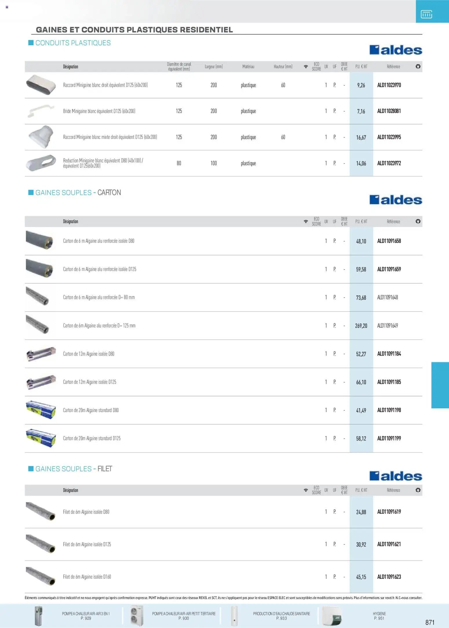 Rexel catalogue à partir du 18/11/2025 Brochure Chauffage Électrique, ECS, PAC AIR-AIR Et Qualite De L´Air Interieur