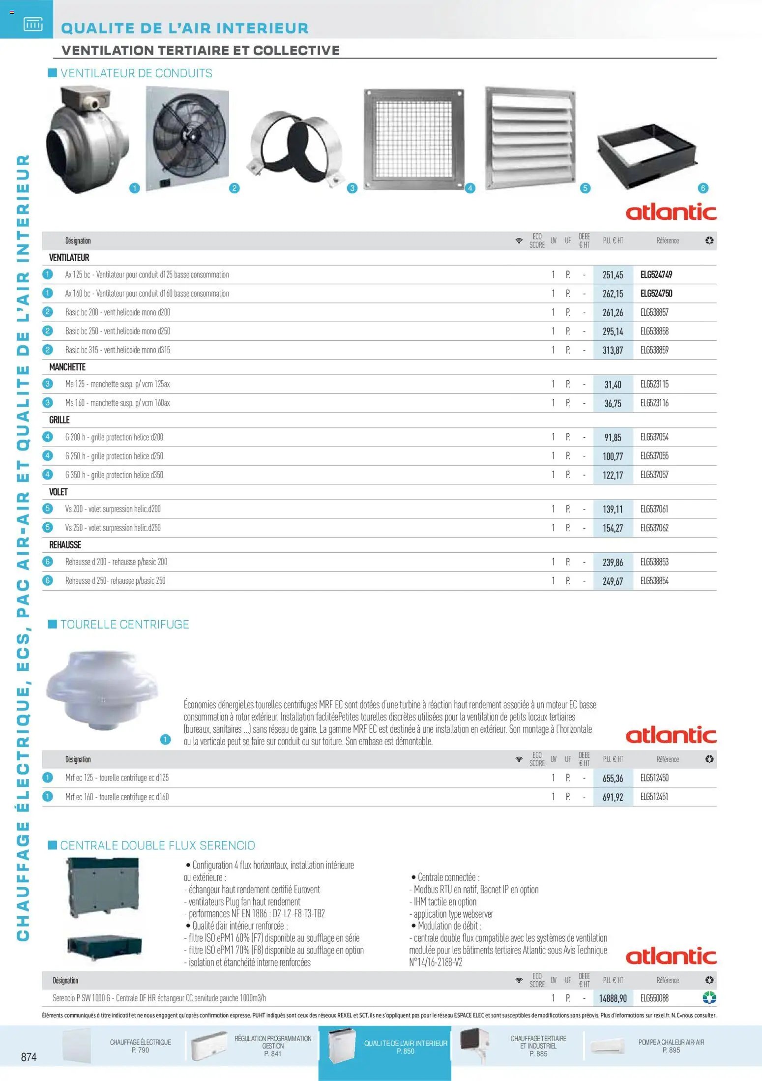 Rexel catalogue à partir du 18/11/2025 Brochure Chauffage Électrique, ECS, PAC AIR-AIR Et Qualite De L´Air Interieur