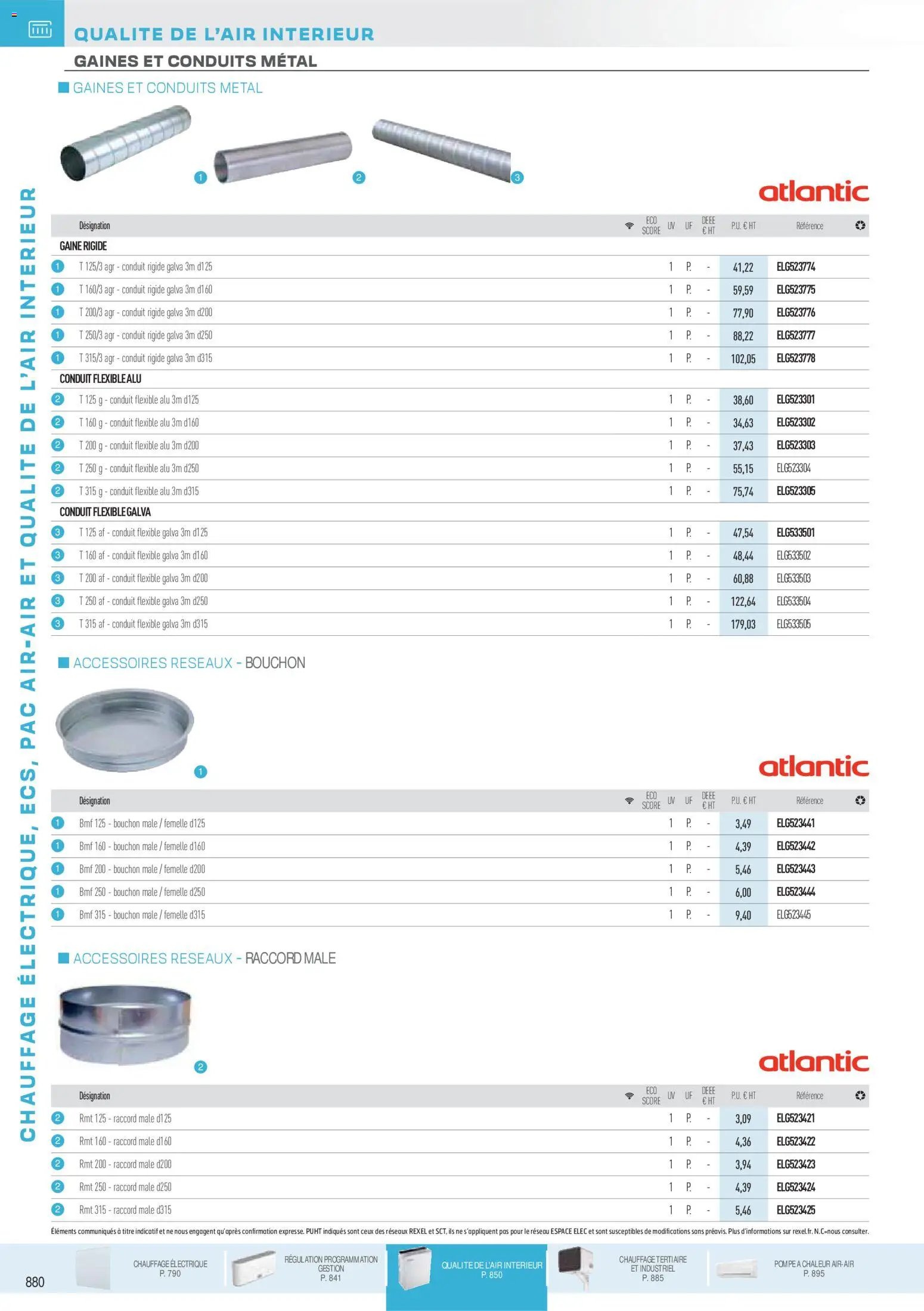 Rexel catalogue à partir du 18/11/2025 Brochure Chauffage Électrique, ECS, PAC AIR-AIR Et Qualite De L´Air Interieur