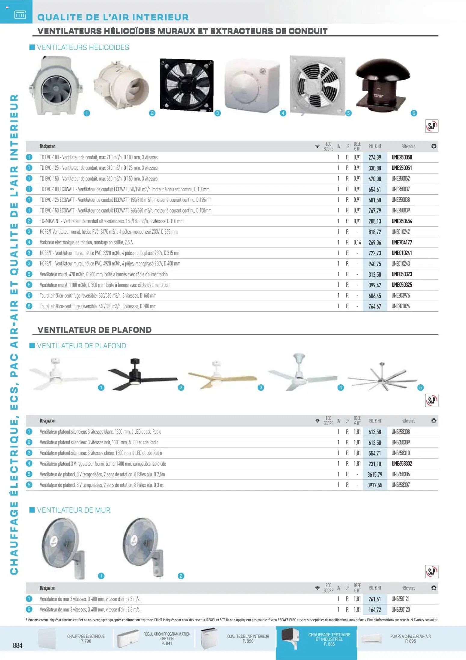 Rexel catalogue à partir du 18/11/2025 Brochure Chauffage Électrique, ECS, PAC AIR-AIR Et Qualite De L´Air Interieur