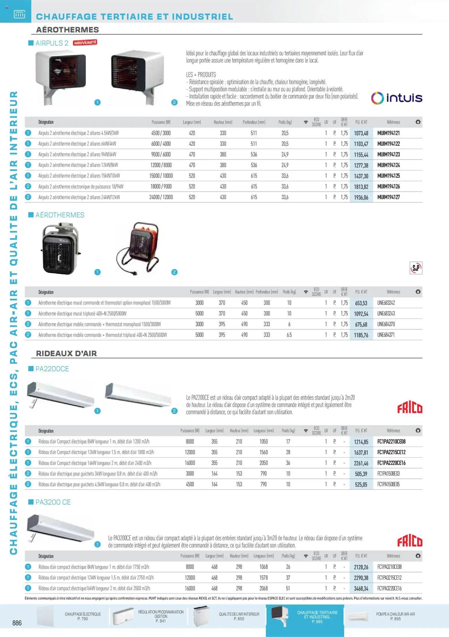 Rexel catalogue à partir du 18/11/2025 Brochure Chauffage Électrique, ECS, PAC AIR-AIR Et Qualite De L´Air Interieur