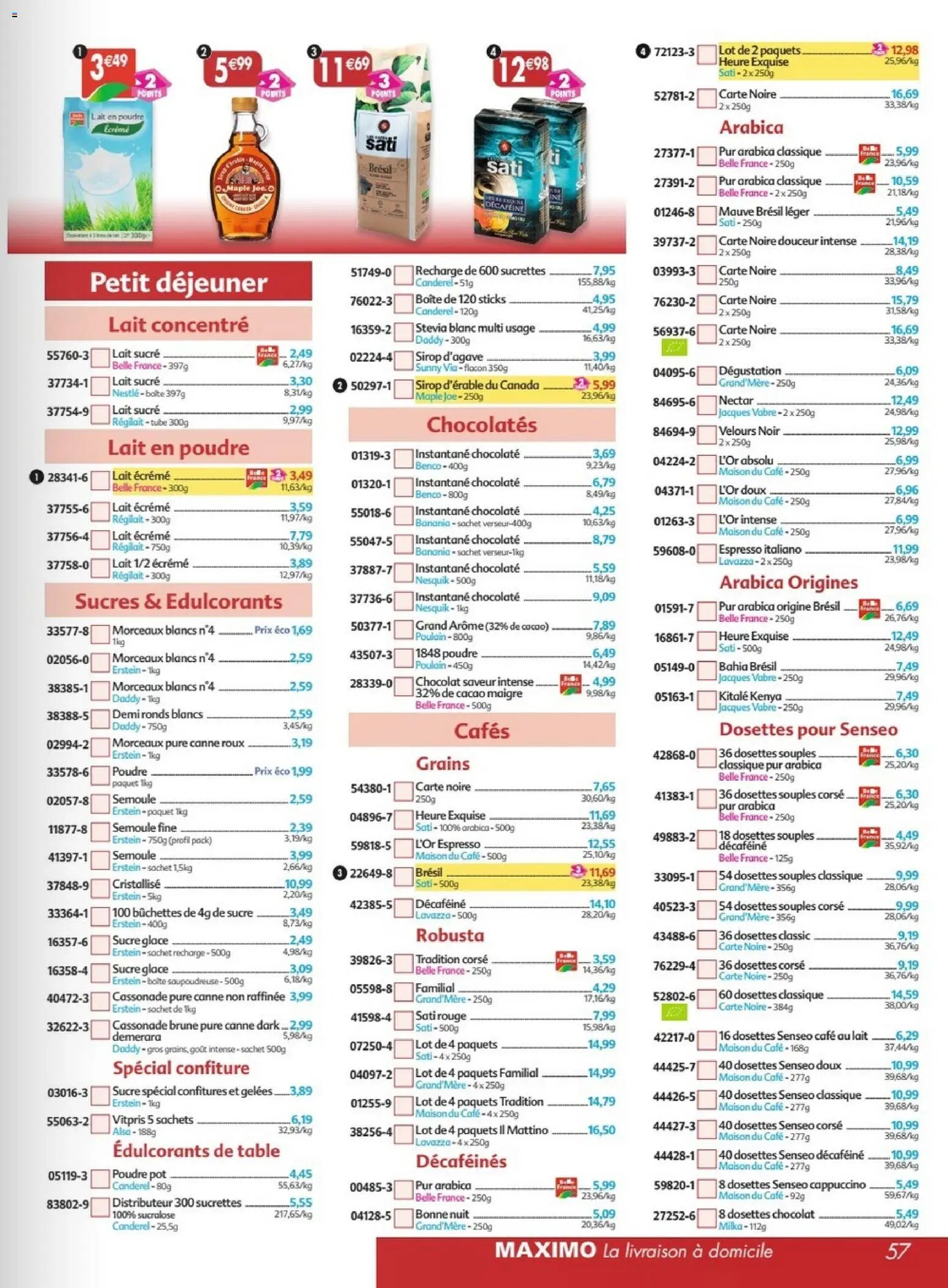 Maximo catalogue à partir du 22/05/2026 Maximo catalogue epicerie (2026-05-22 - 2026-06-18)