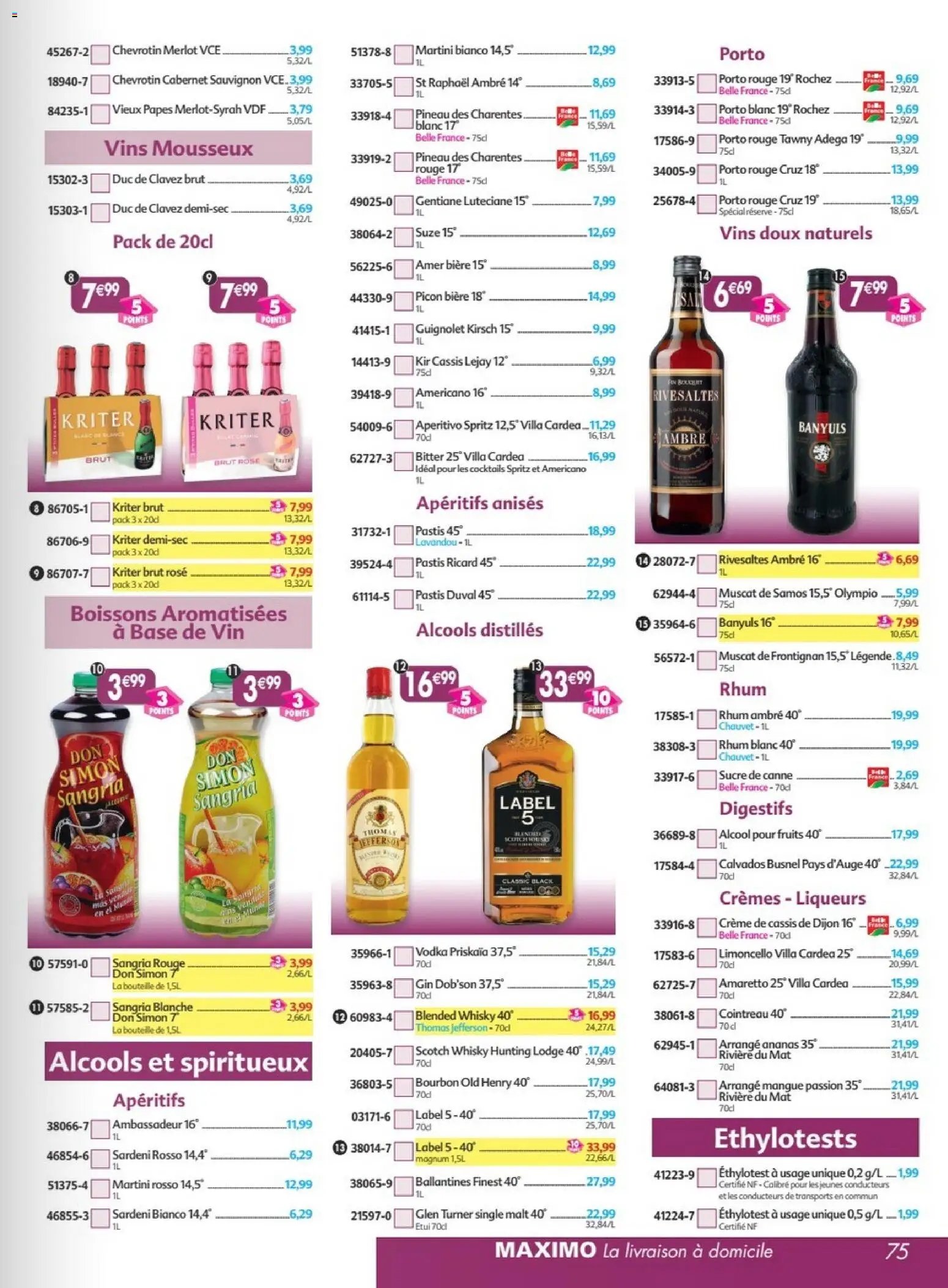 Maximo catalogue à partir du 22/05/2026 Maximo catalogue epicerie (2026-05-22 - 2026-06-18)