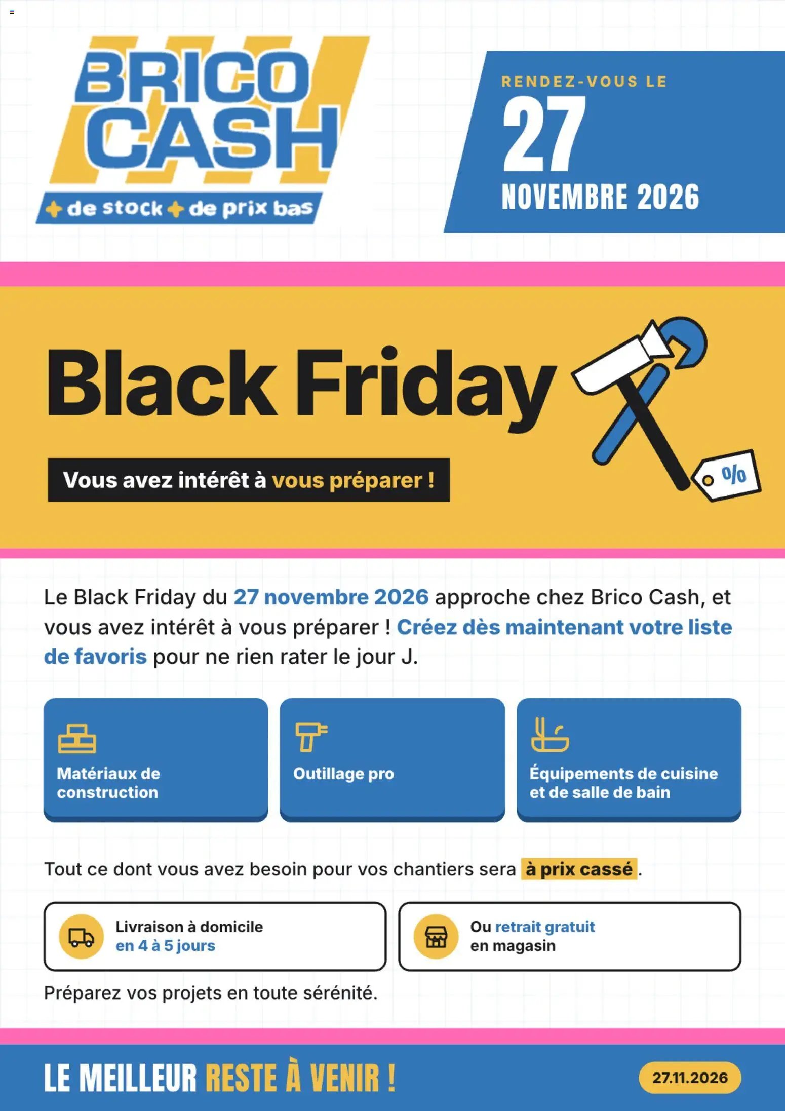 Brico Cash catalogue 21/10/2026 - nouveau prospectus