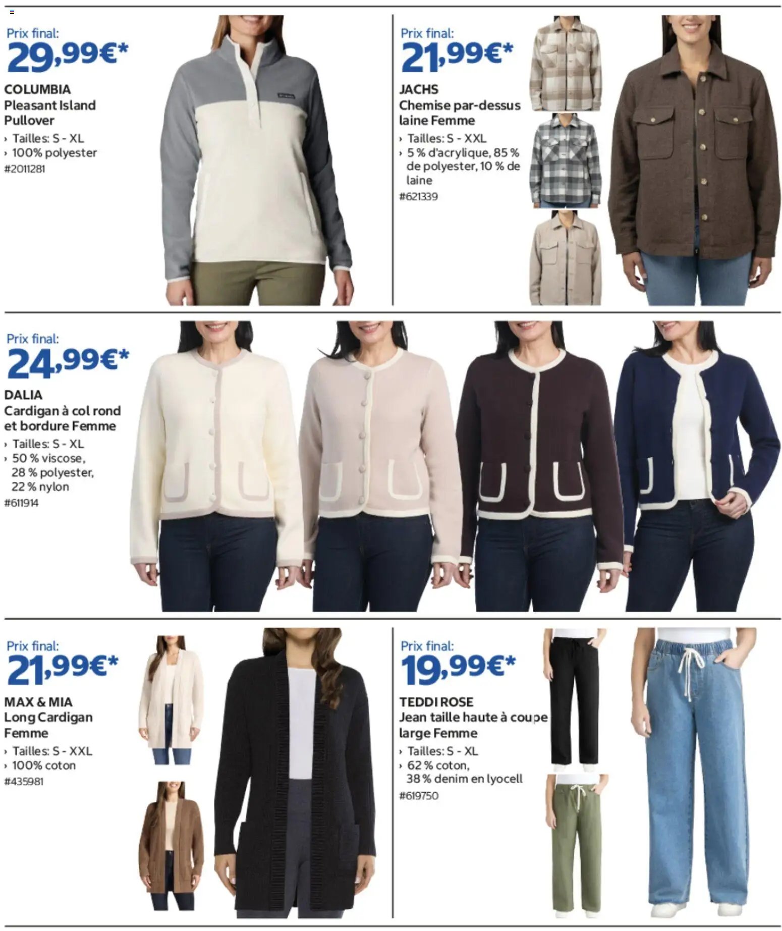 Costco catalogue à partir du 14/09/2026 Costco Mode automne : femmes, hommes et enfants
