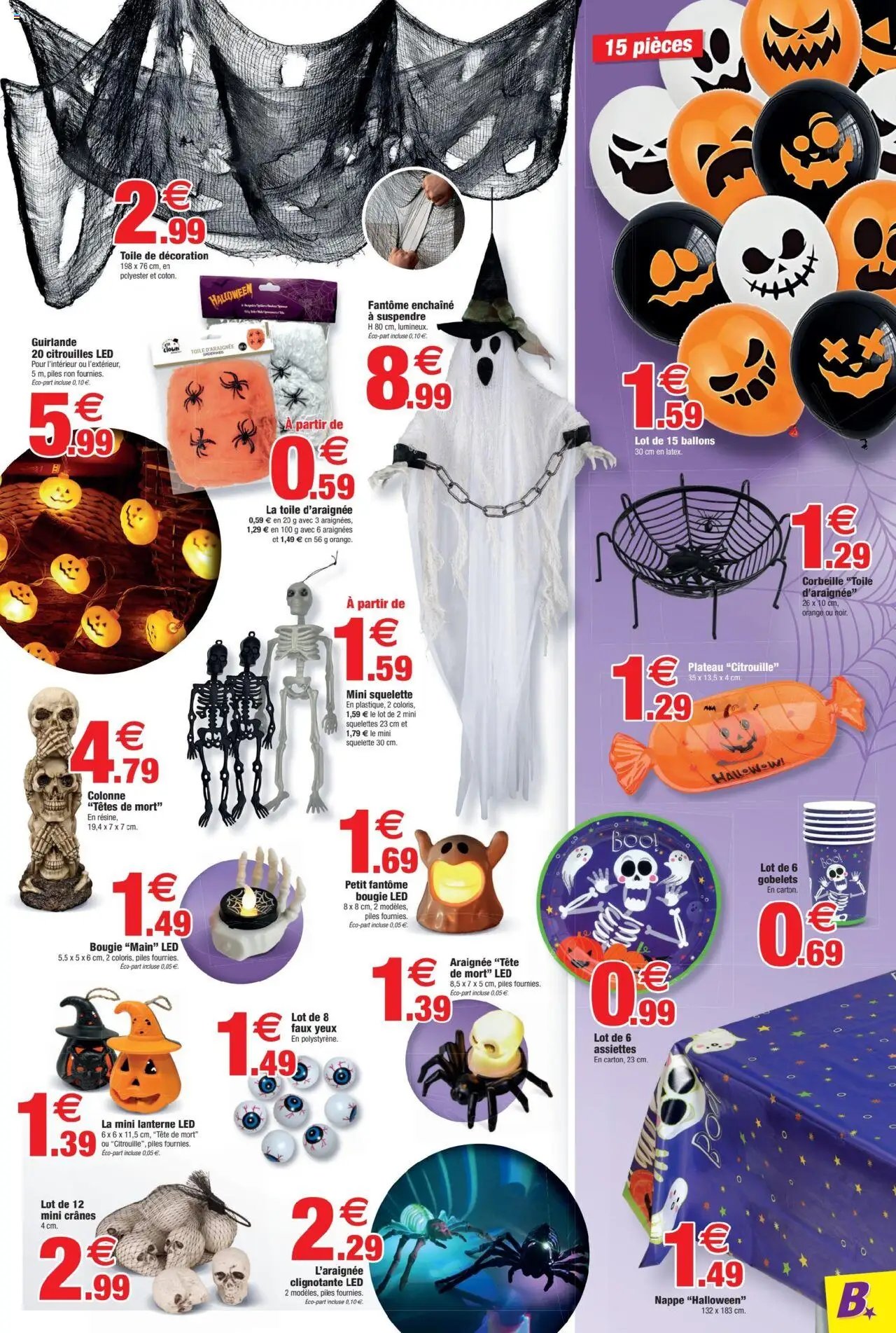 Bazarland catalogue à partir du 15/11/2025 Catalogue Halloween/Toussaint