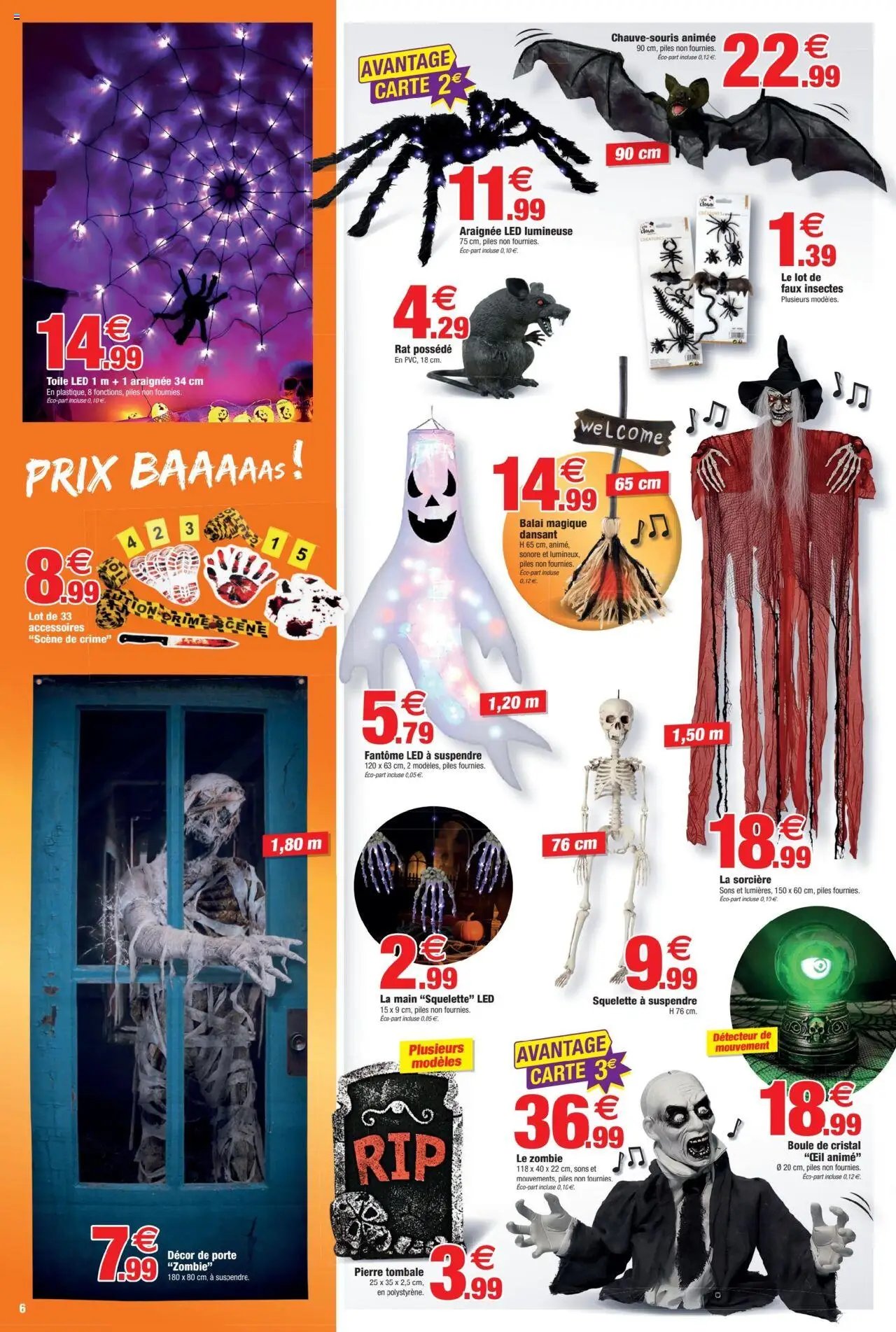 Bazarland catalogue à partir du 15/11/2025 Catalogue Halloween/Toussaint