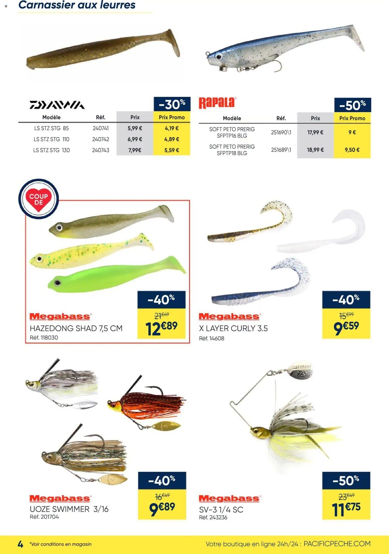 Pacific Pêche catalogue à partir du 06/05/2026 Pacific Pêche catalogue