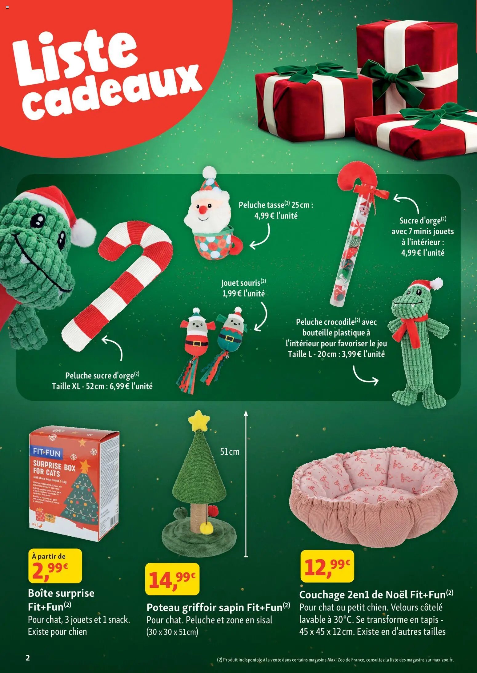 Maxi ZOO Noël 2026 catalogue 28/10 - 04/11