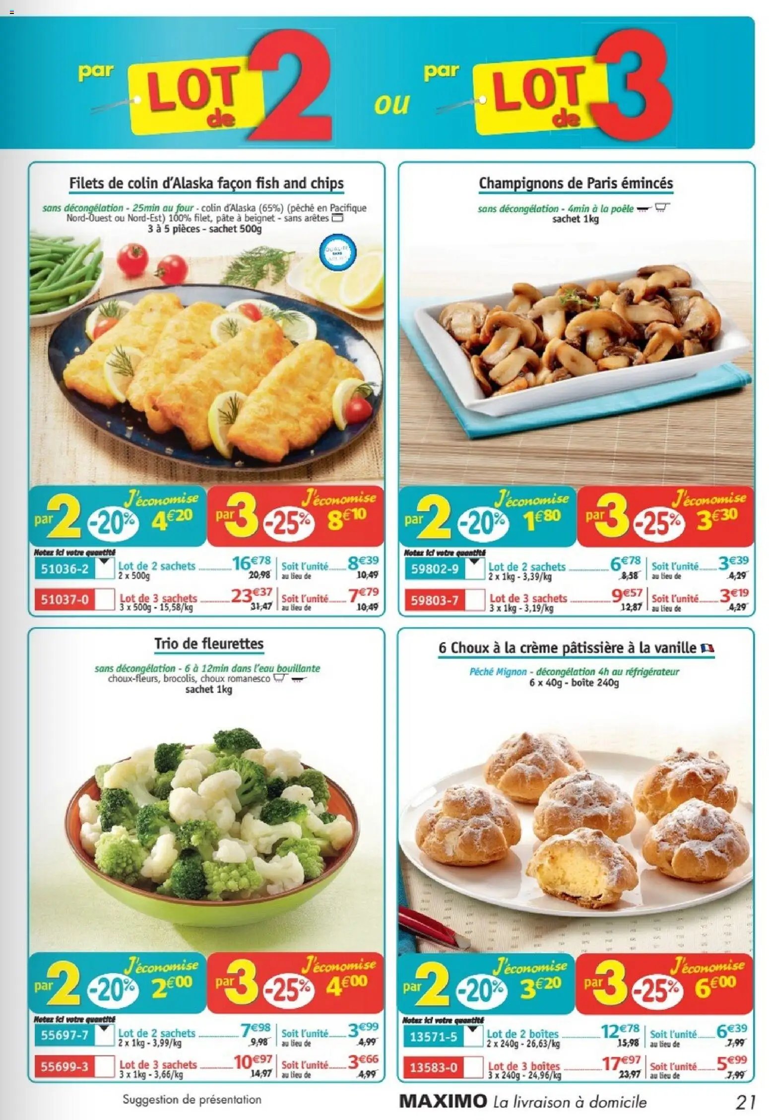Maximo catalogue à partir du 02/03/2026 Maximo catalogue (2026-03-02 - 2026-03-29)