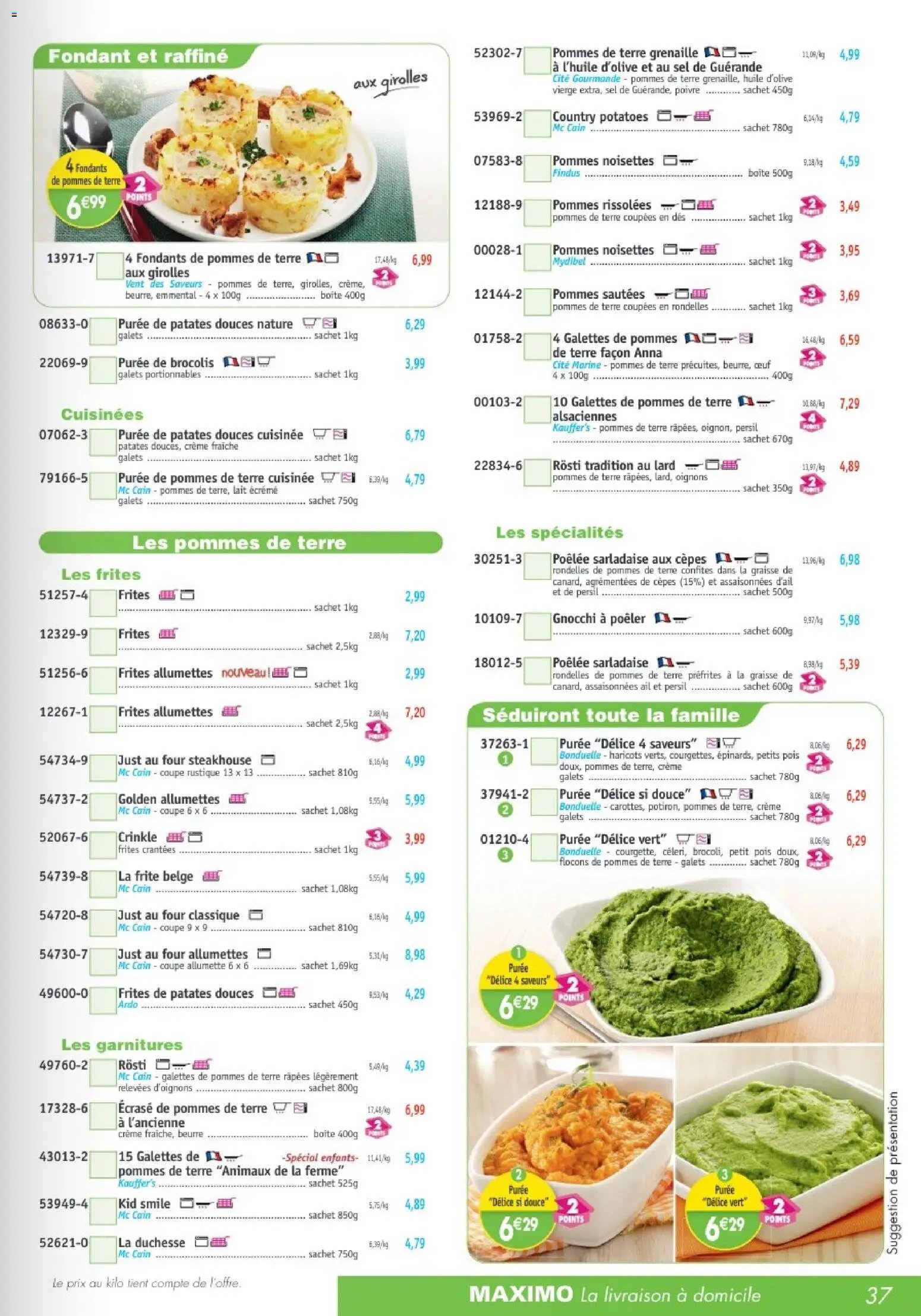 Maximo catalogue à partir du 02/03/2026 Maximo catalogue (2026-03-02 - 2026-03-29)