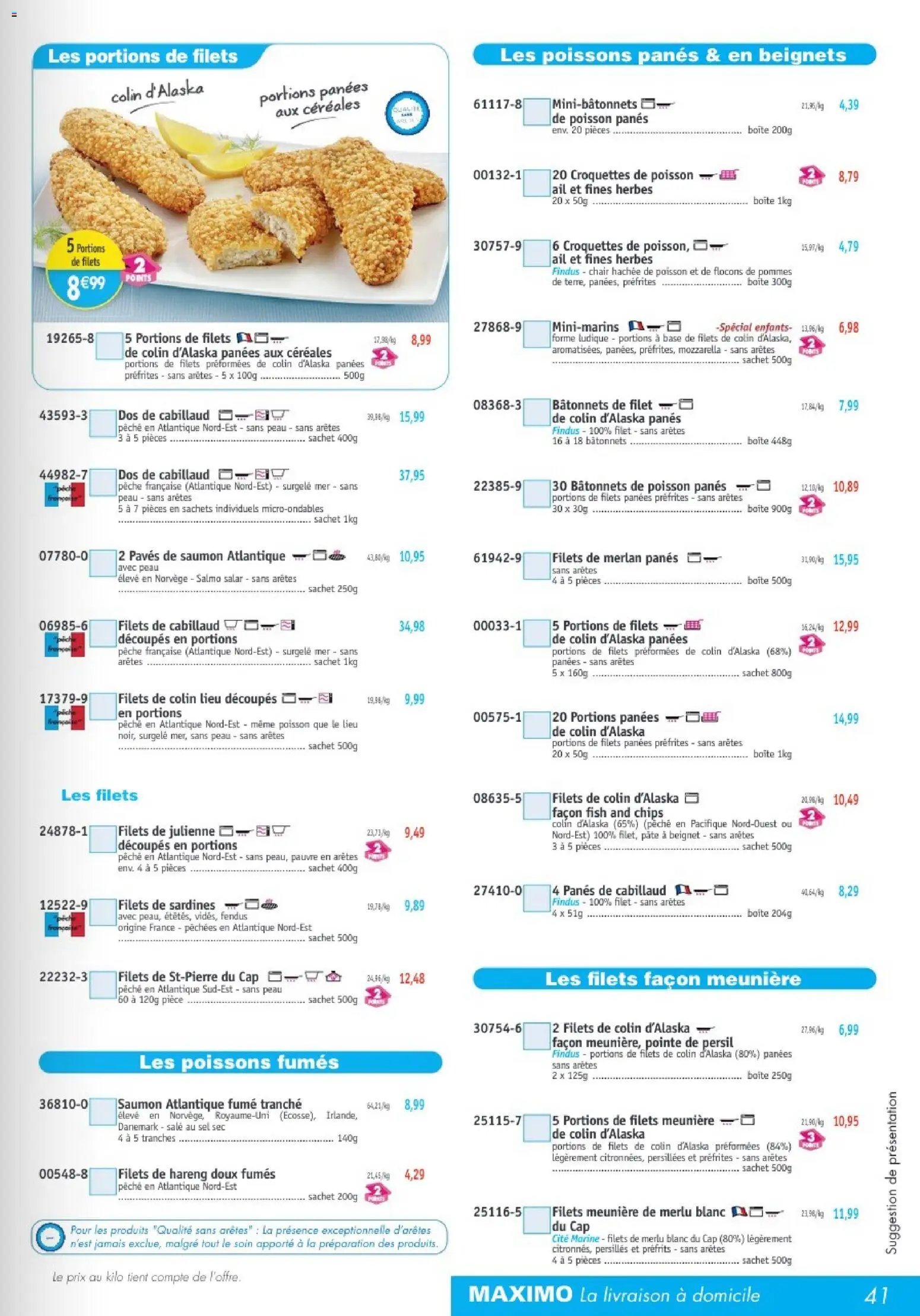 Maximo catalogue à partir du 02/03/2026 Maximo catalogue (2026-03-02 - 2026-03-29)